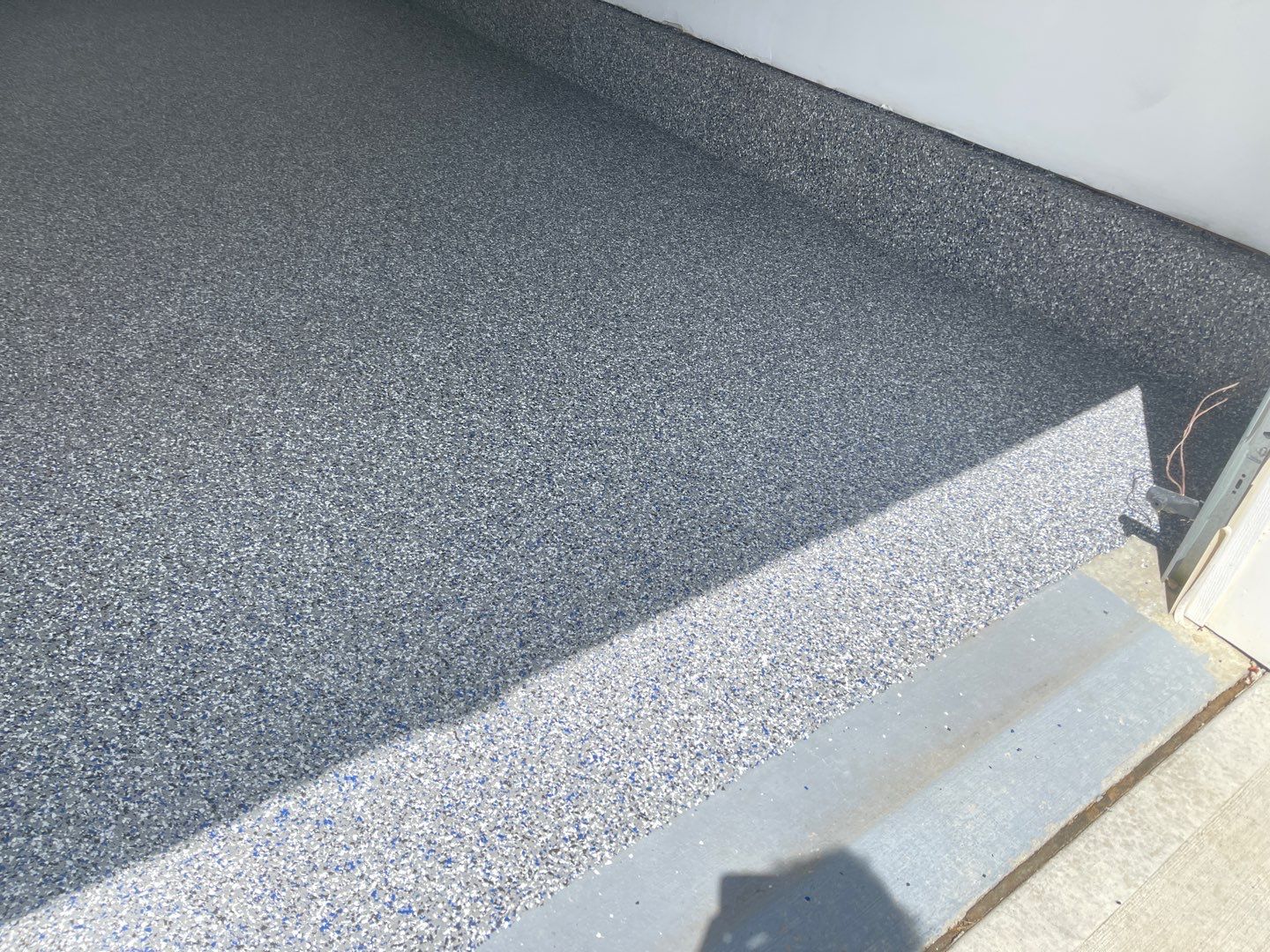 Garage Floor using Galaxy Blue by Your1DayFloor.com