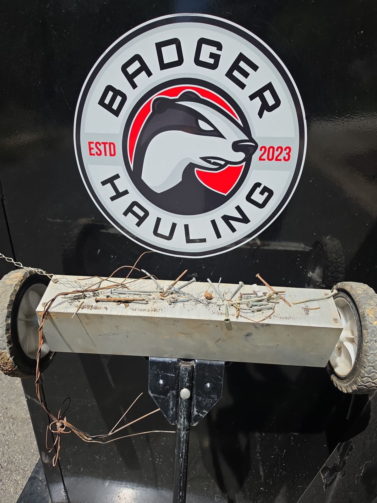 Job site clean up by Badger Hauling