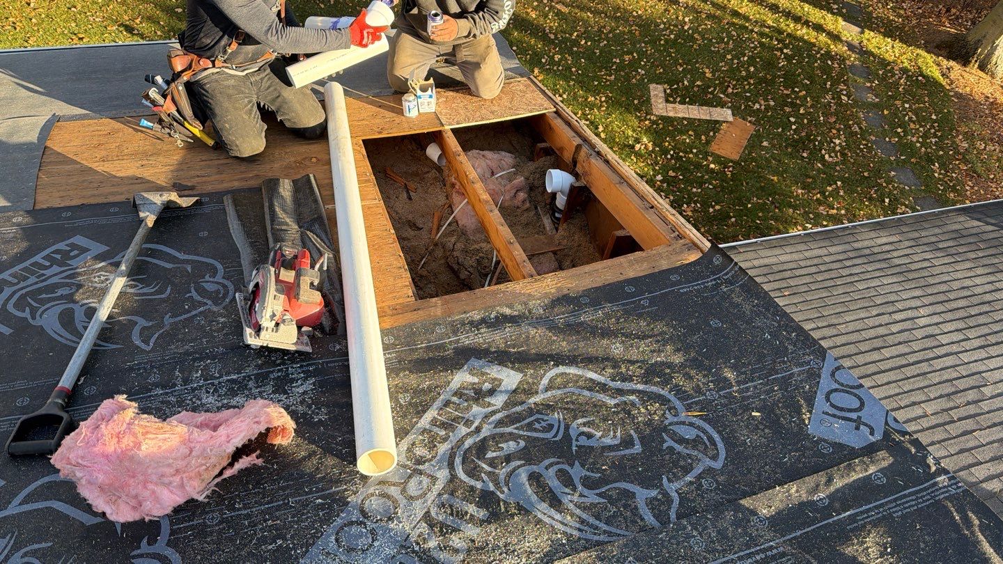 Roof Replacement using Owens Corning Onyx Black by 180 Contractors