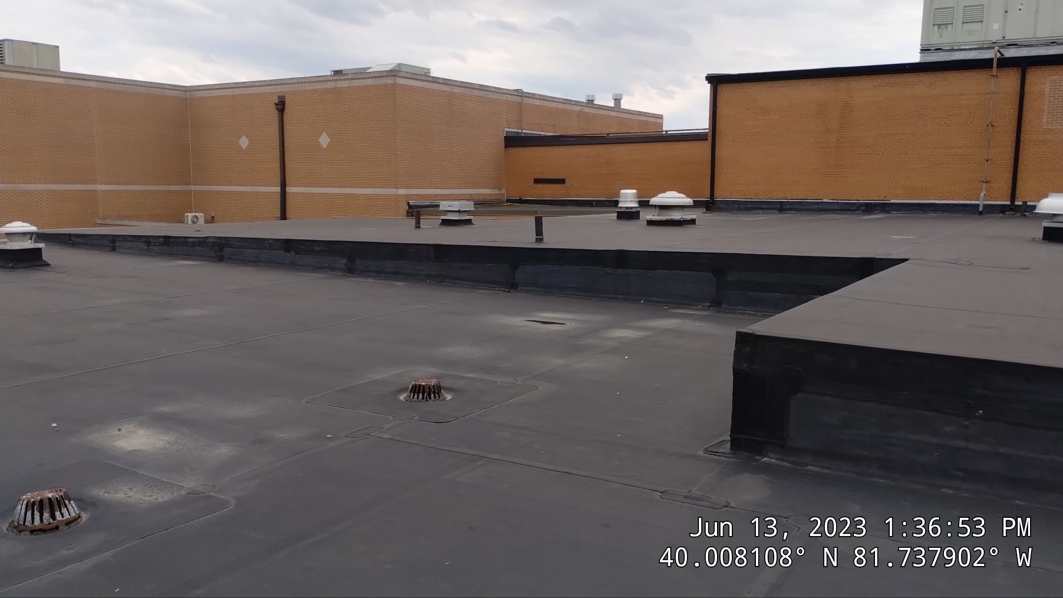 John Glenn High school Roof Install by Gold Star Roofing LLC 
