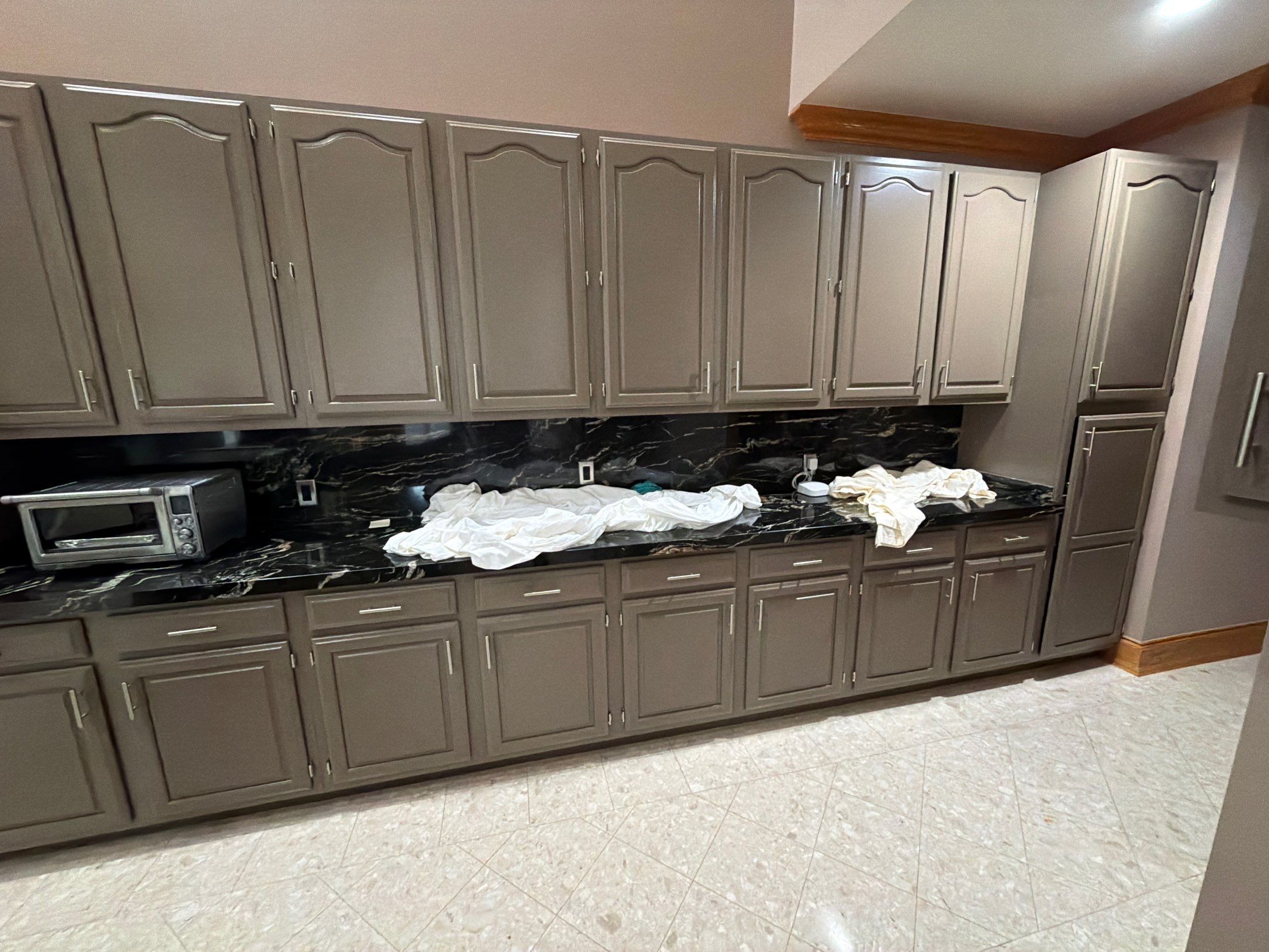 Complete Cabinet Refinishing in Bloomfield Hills by Top Shelf Painter