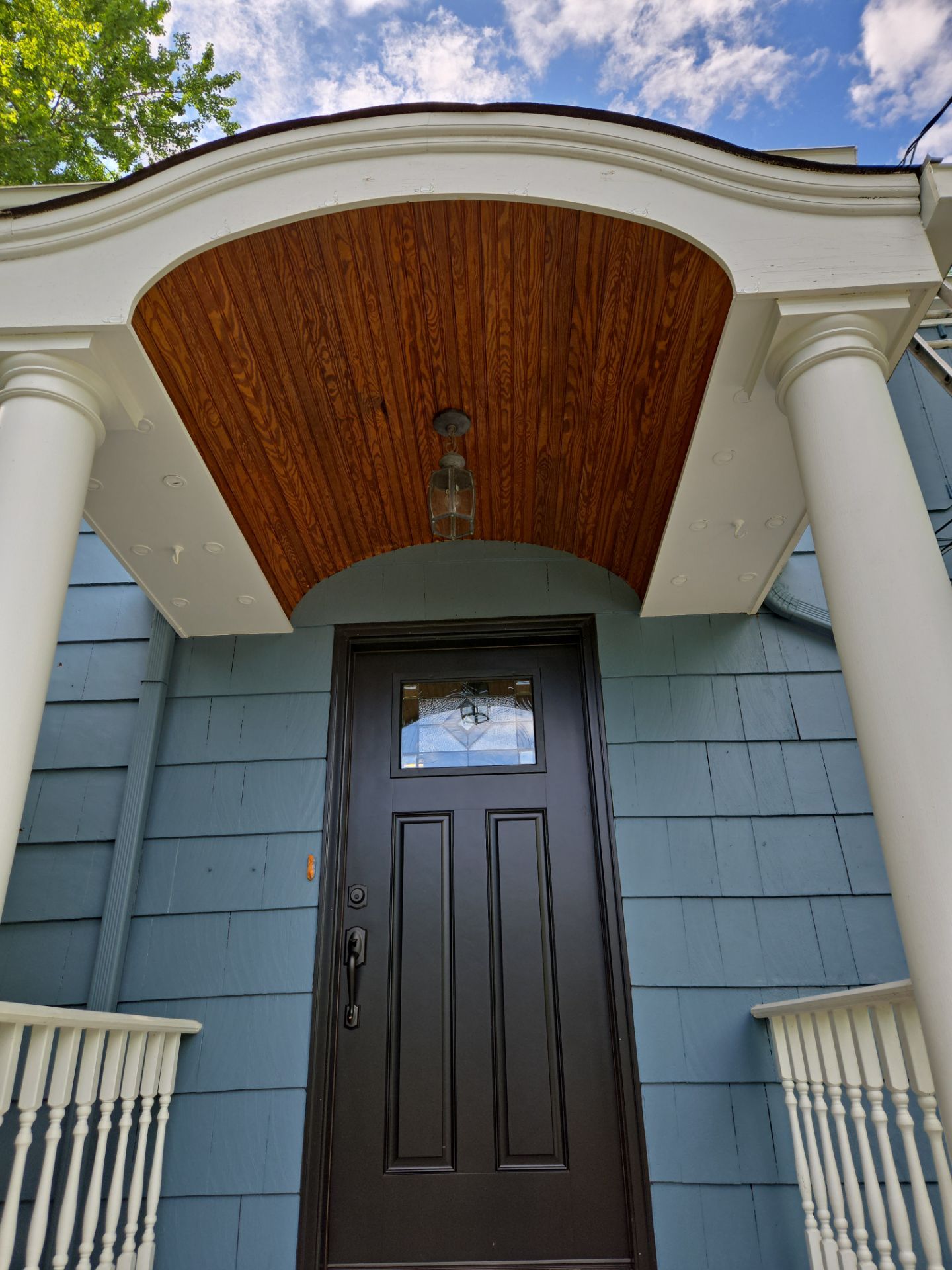 Exterior Painting and Cedar Shingle Siding Repair in Cedar Grove by Spectrum Painting, LLC