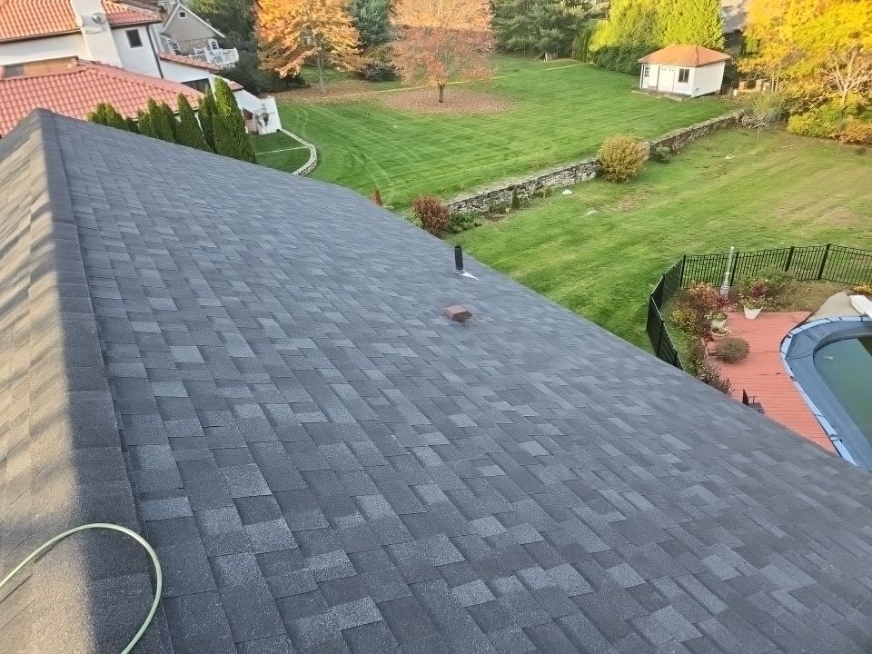 Residential Roofing Installation using Owens Corning TruDefinition Onyx Black by A Plus Exterior