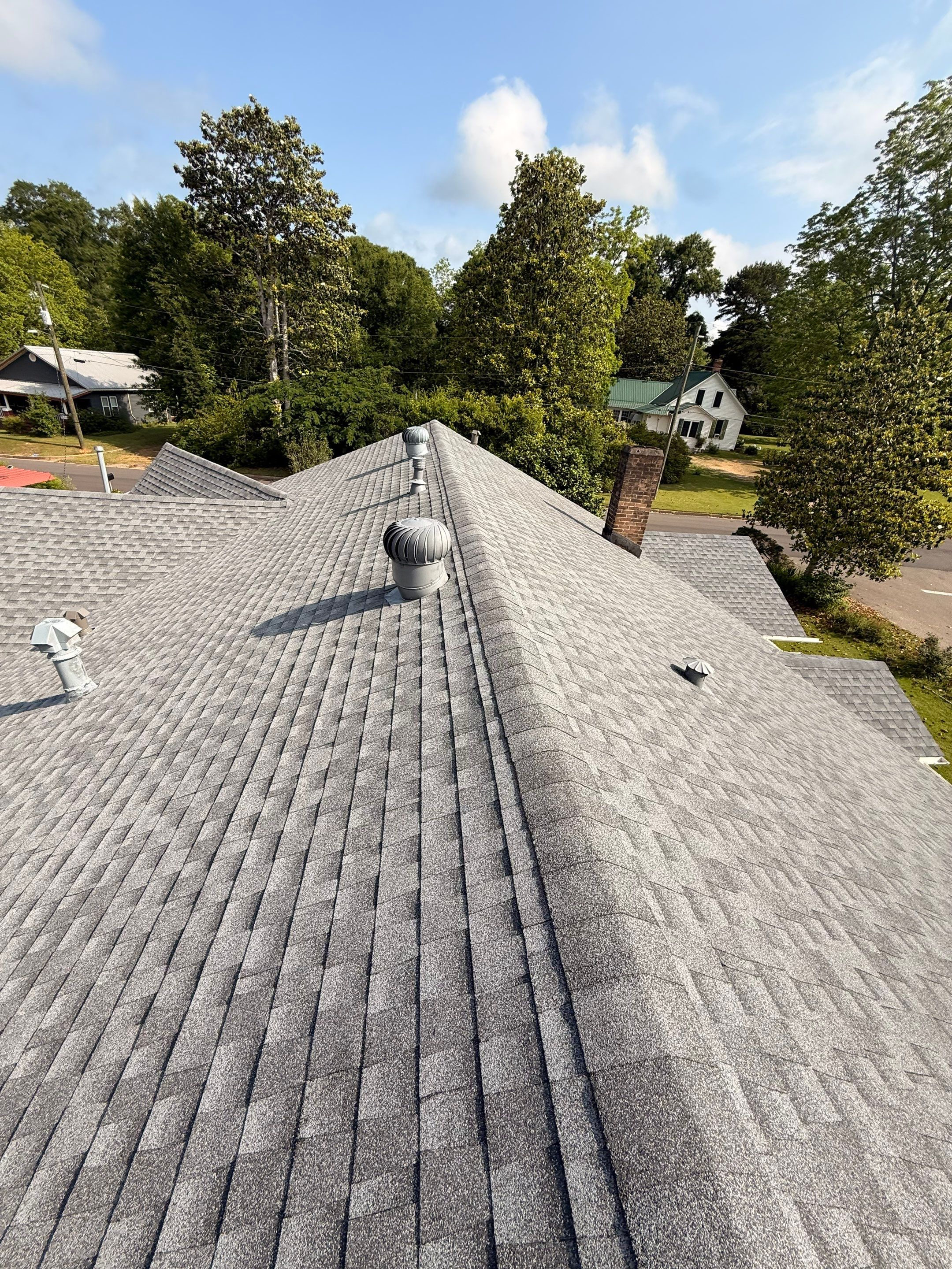 GAF HDZ Oyster Gray Roof Install in Poplarville, MS by Frontline Roofing