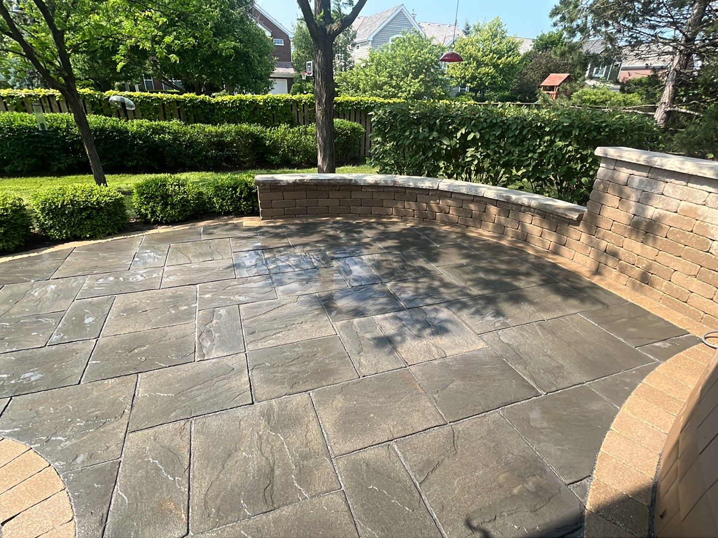 Glenview, IL Patio Clean, sand seal.  by Northern Power Washing LLC.