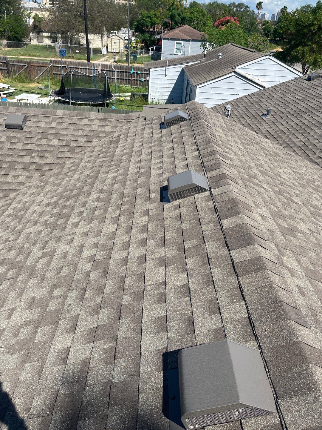Residential Roofing Installation using GAF Natural Shadow Shingles by Lighthouse Roofing