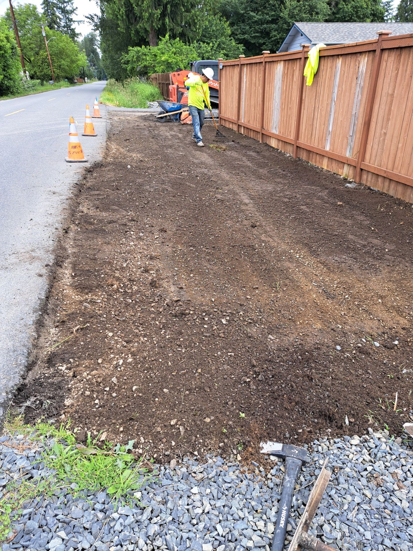Connie G. Pavers Patio and Gravel Driveway by Jireh Asphalt & Concrete Inc 