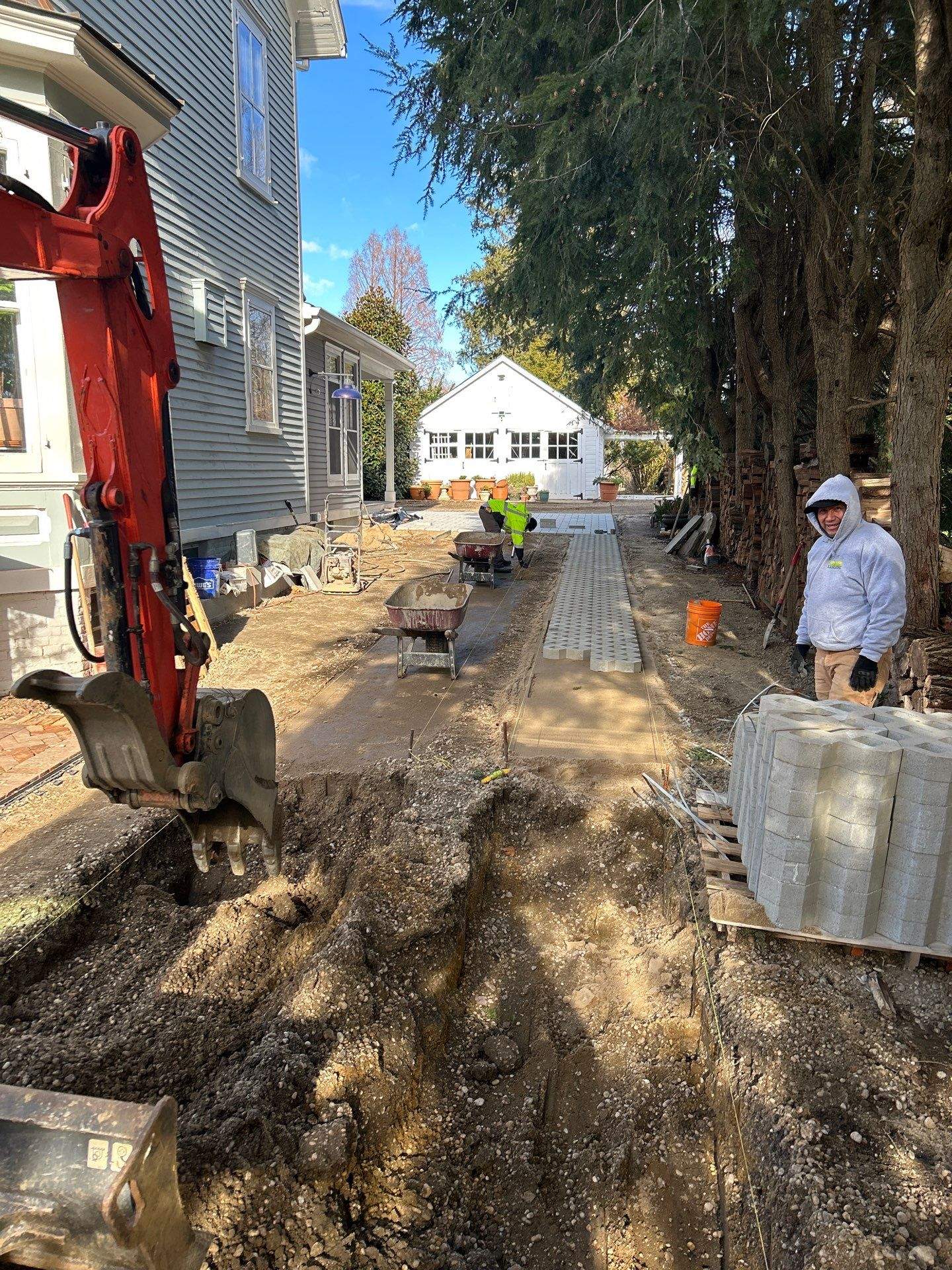 Lincoln Patio and Walkway Installation by CompanyCam