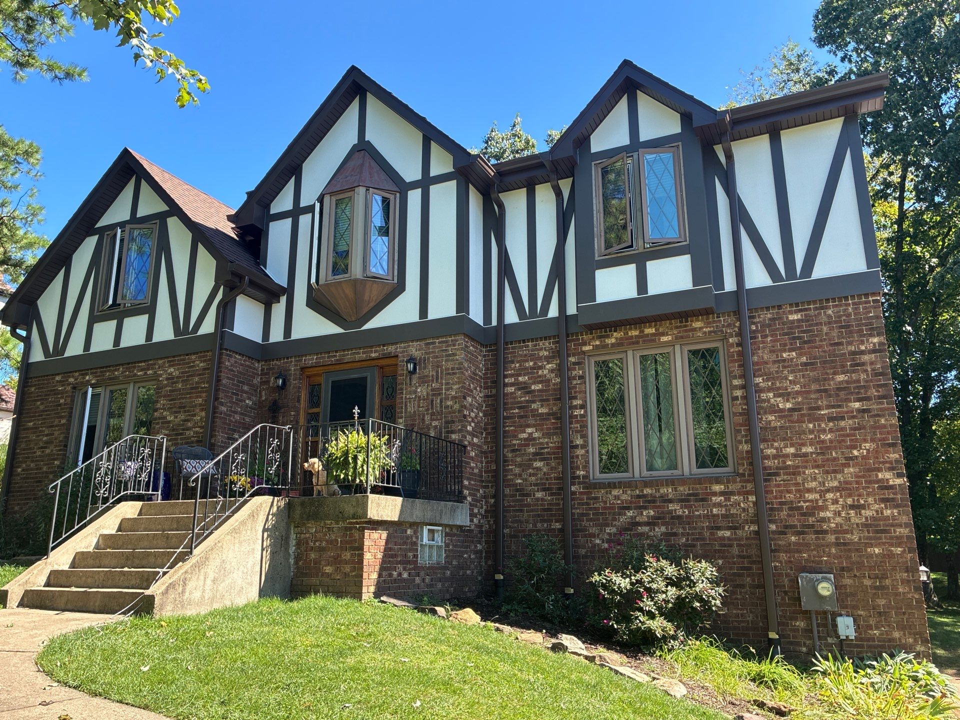 James Hardie Tudor Home Renovation by Ideal Siding Pittsburgh