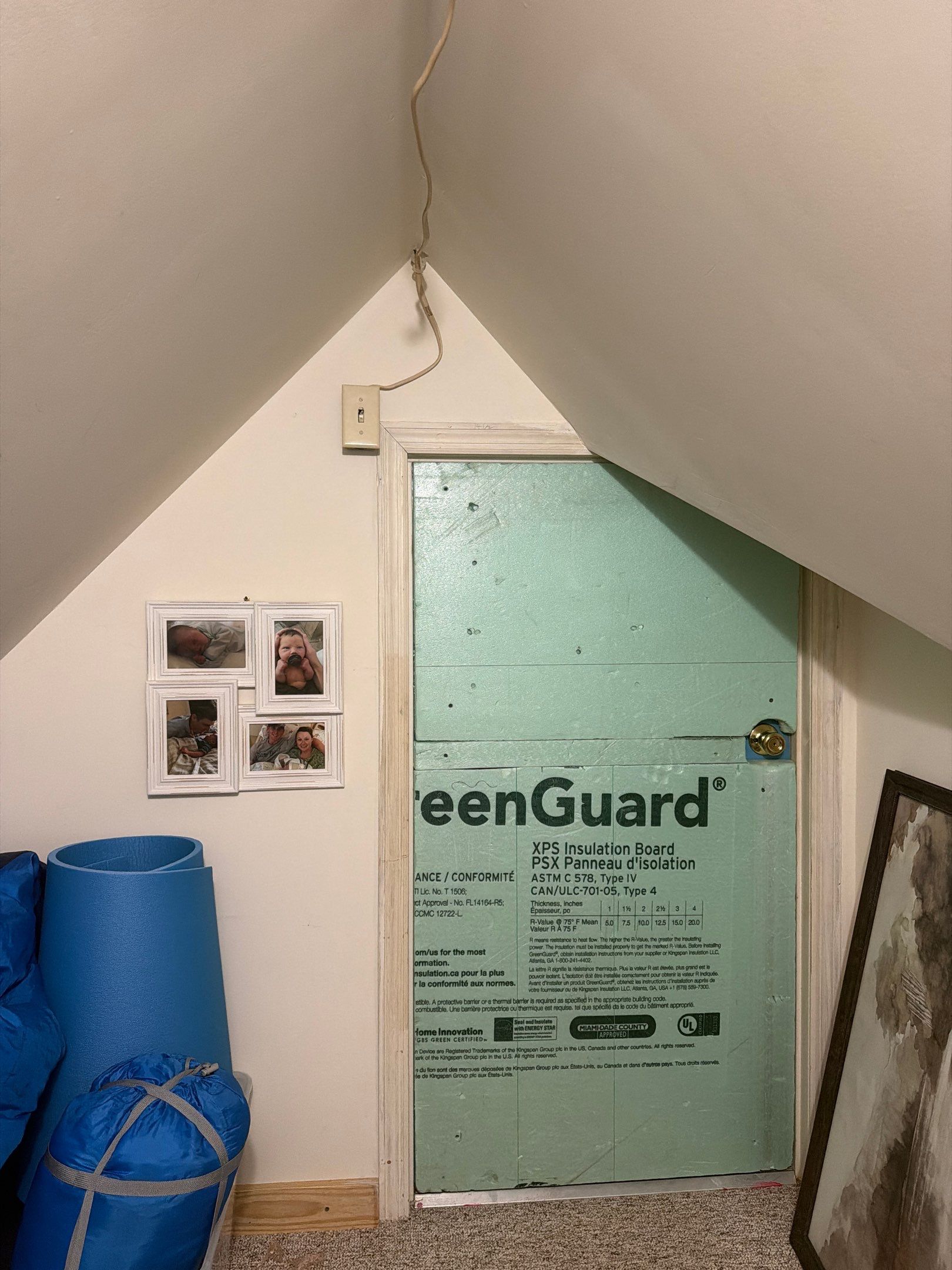 Chattanooga Attic Access Door Insulation Using GreenGuard XPS Panels by CompanyCam Sales Demo