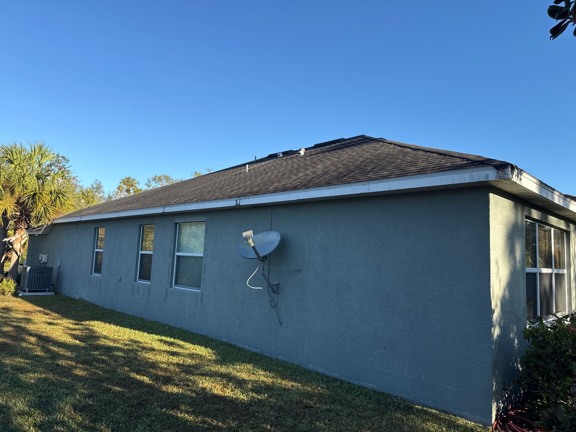 Asphalt Shingle Roof & Fascia Cleaning in Old Mill Preserve, Palmetto, FL | Sunshine AquaWash by Sunshine AquaWash