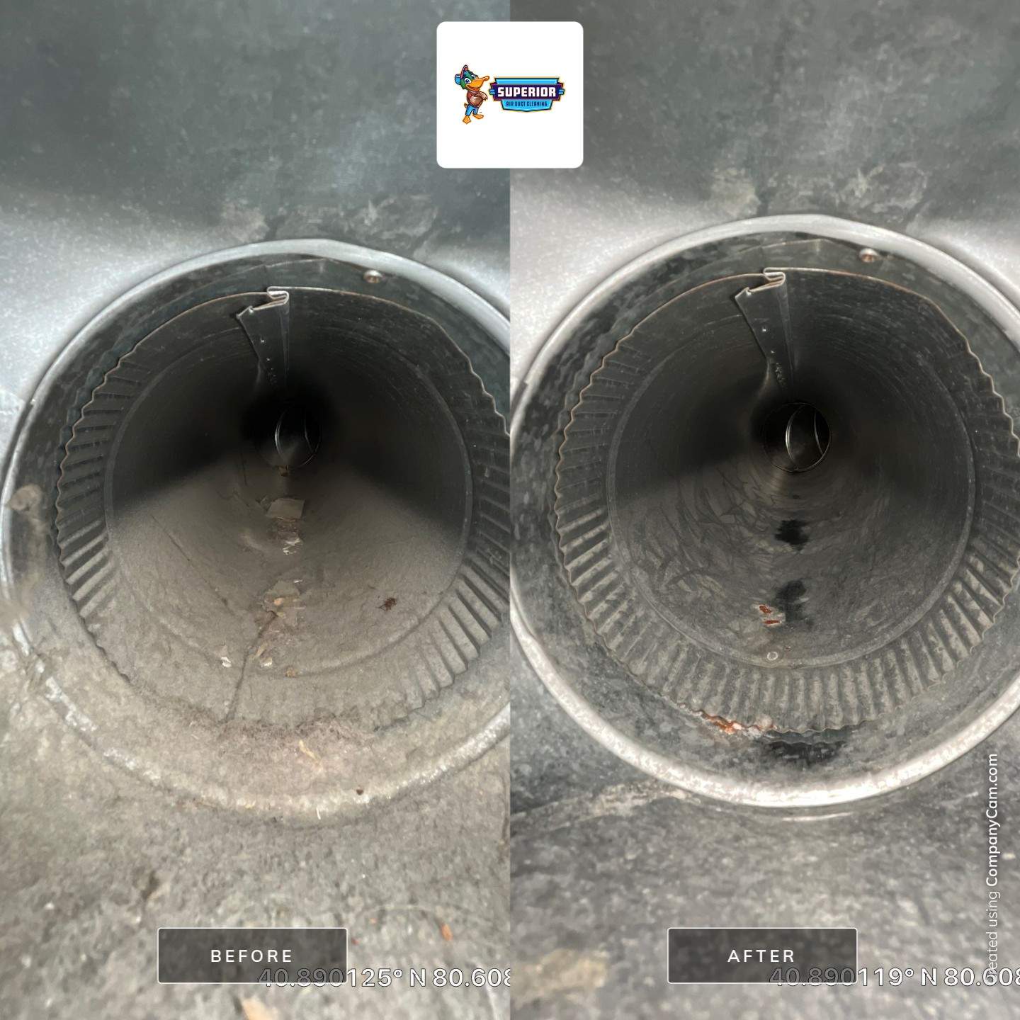 Air Duct Cleaning With a Vacuum Truck in New Waterford, OH by Superior Air Duct Cleaning