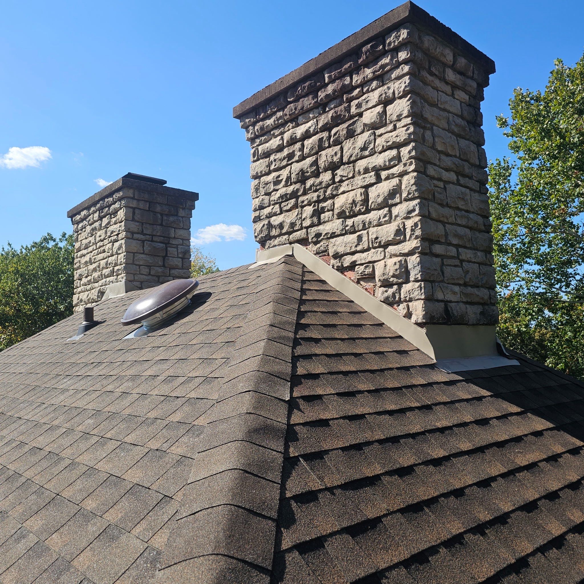 Residential Roofing Installation using GAF Timberline HDZ Barkwood by Rainstoppers Roofing