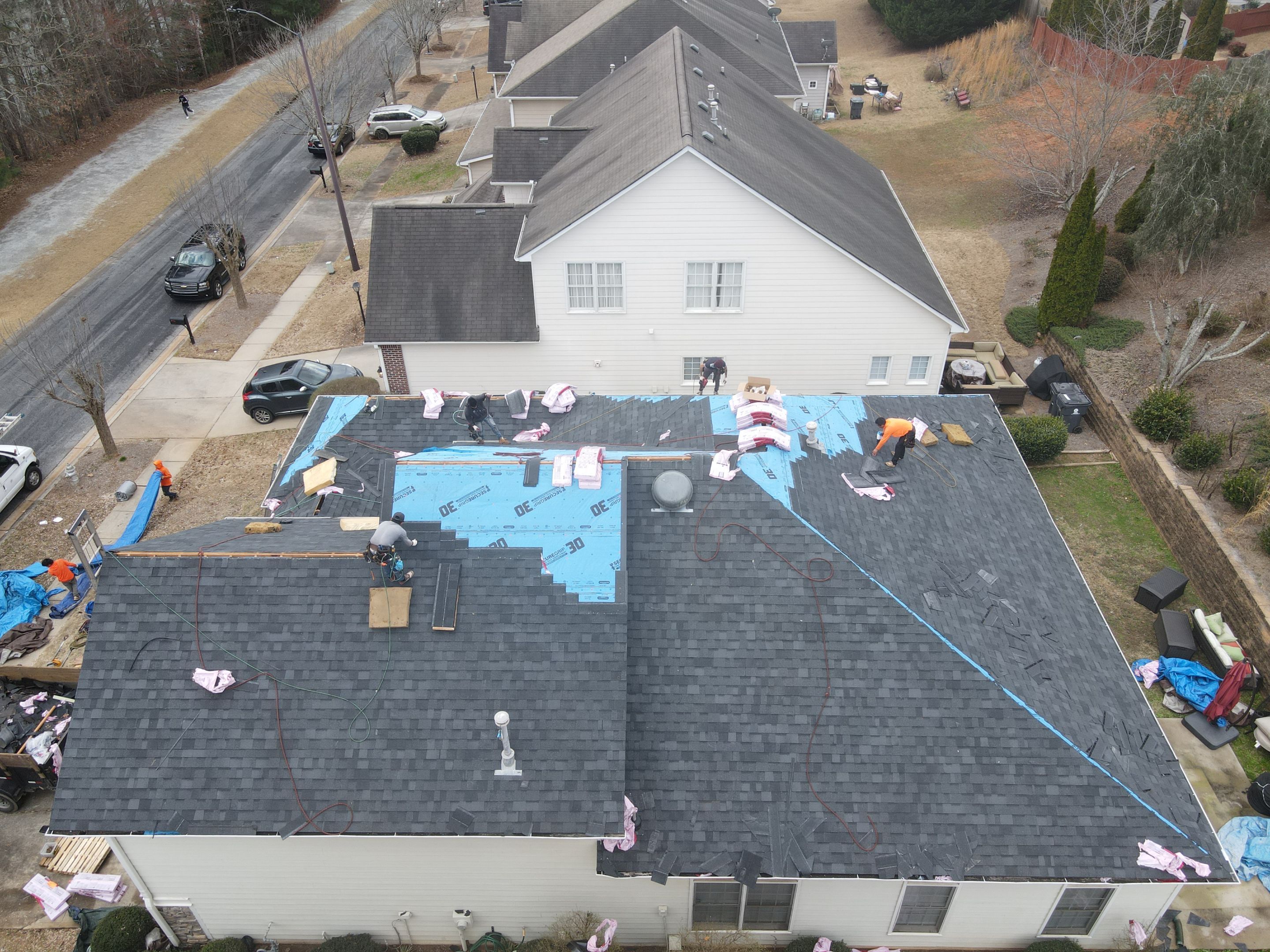 Residential Roofing Installation using Owens Corning by Inspector Roofing and Restoration