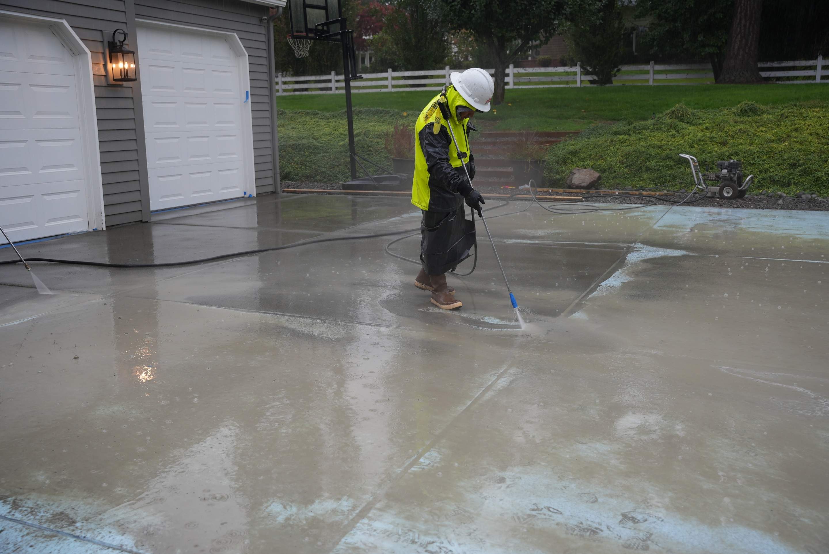 Sand Finish Concrete Driveway & Power Wash | Woodinville  by Jireh Asphalt & Concrete Inc 