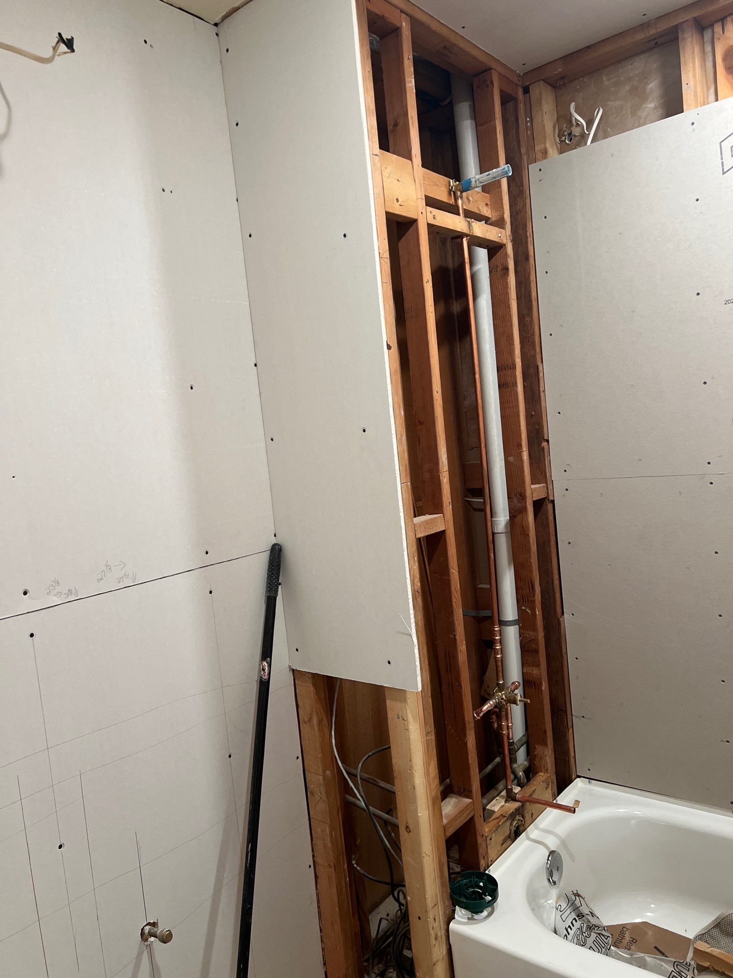Bathroom renovation by A R Crowell Plumbing/Finishing Touch Remodeling