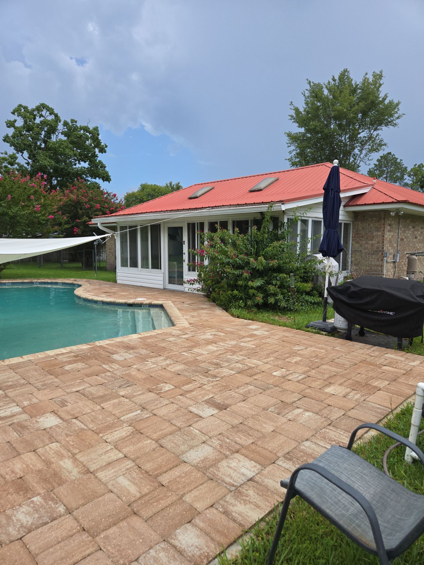Pool Pavers using Concrete Sealant by DuraSeal