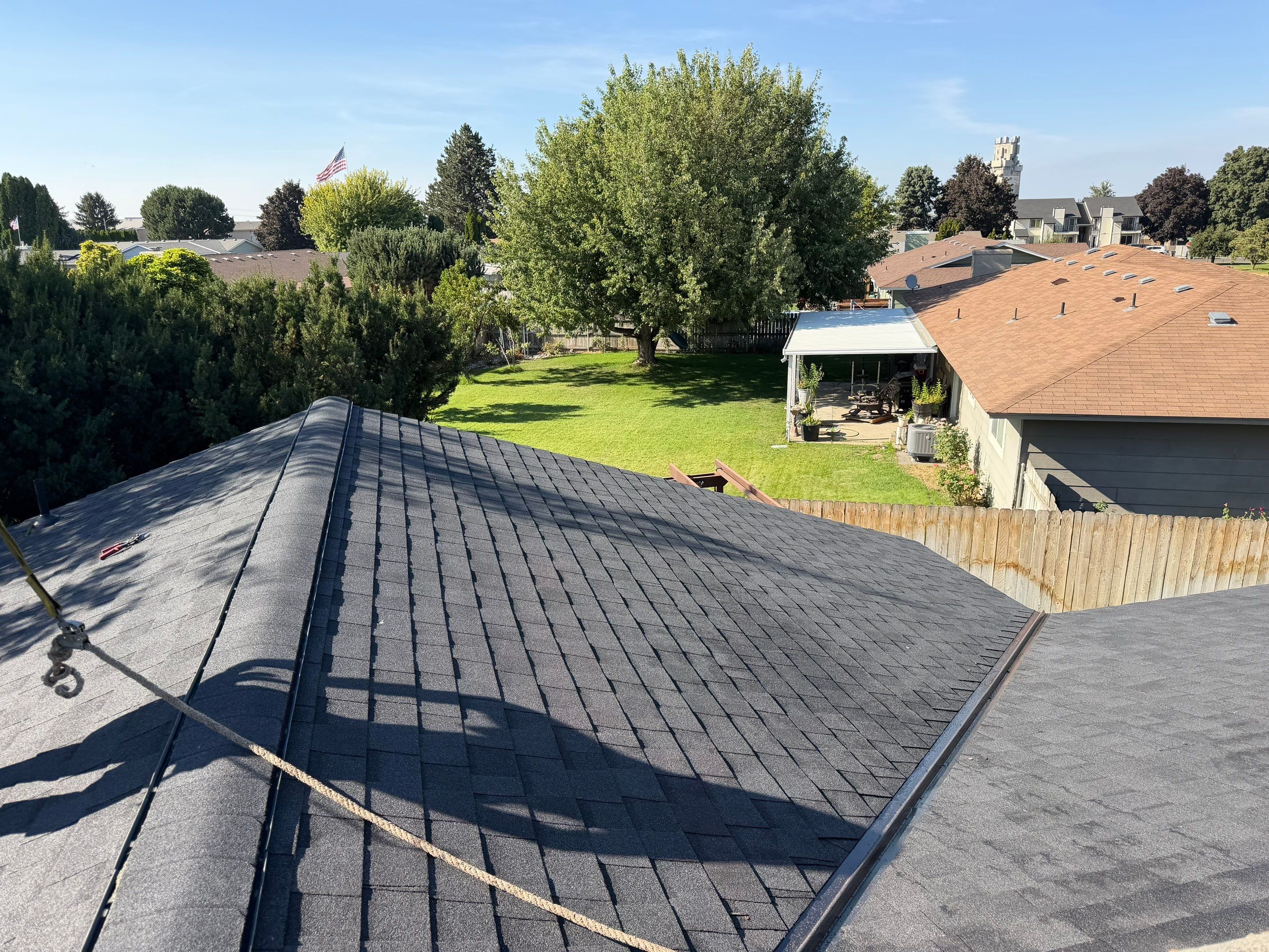 Residential Architectural Shingle Roof Replacement in Kennewick, Washington by Alpine Roofing