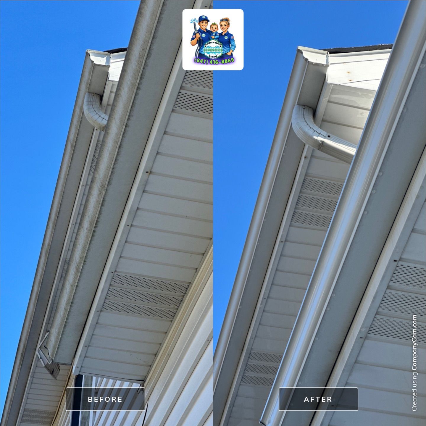 Project in Lindenhurst by Simmons Power & Soft Washing