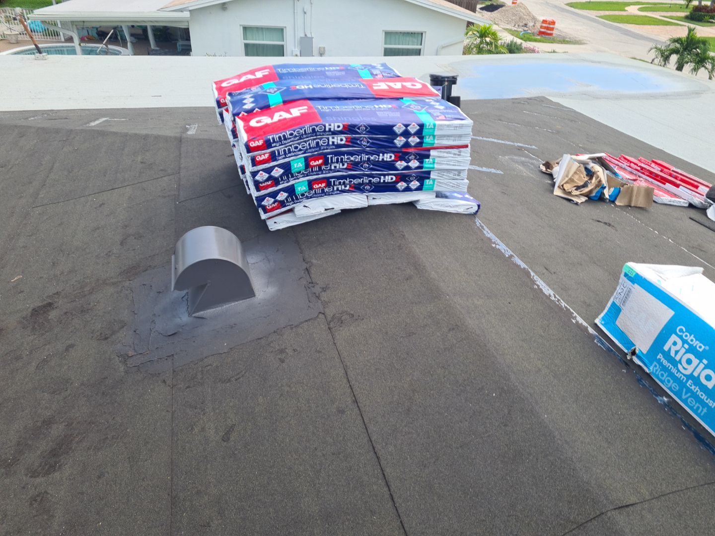 Residential Roofing Installation using GAF by BLUES BROTHERS ROOFING