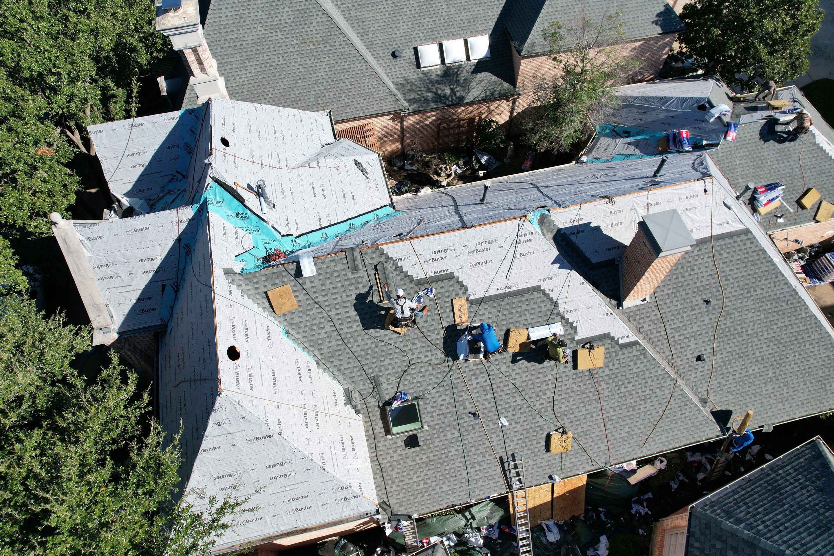 Project in Dallas by Zeus Exteriors