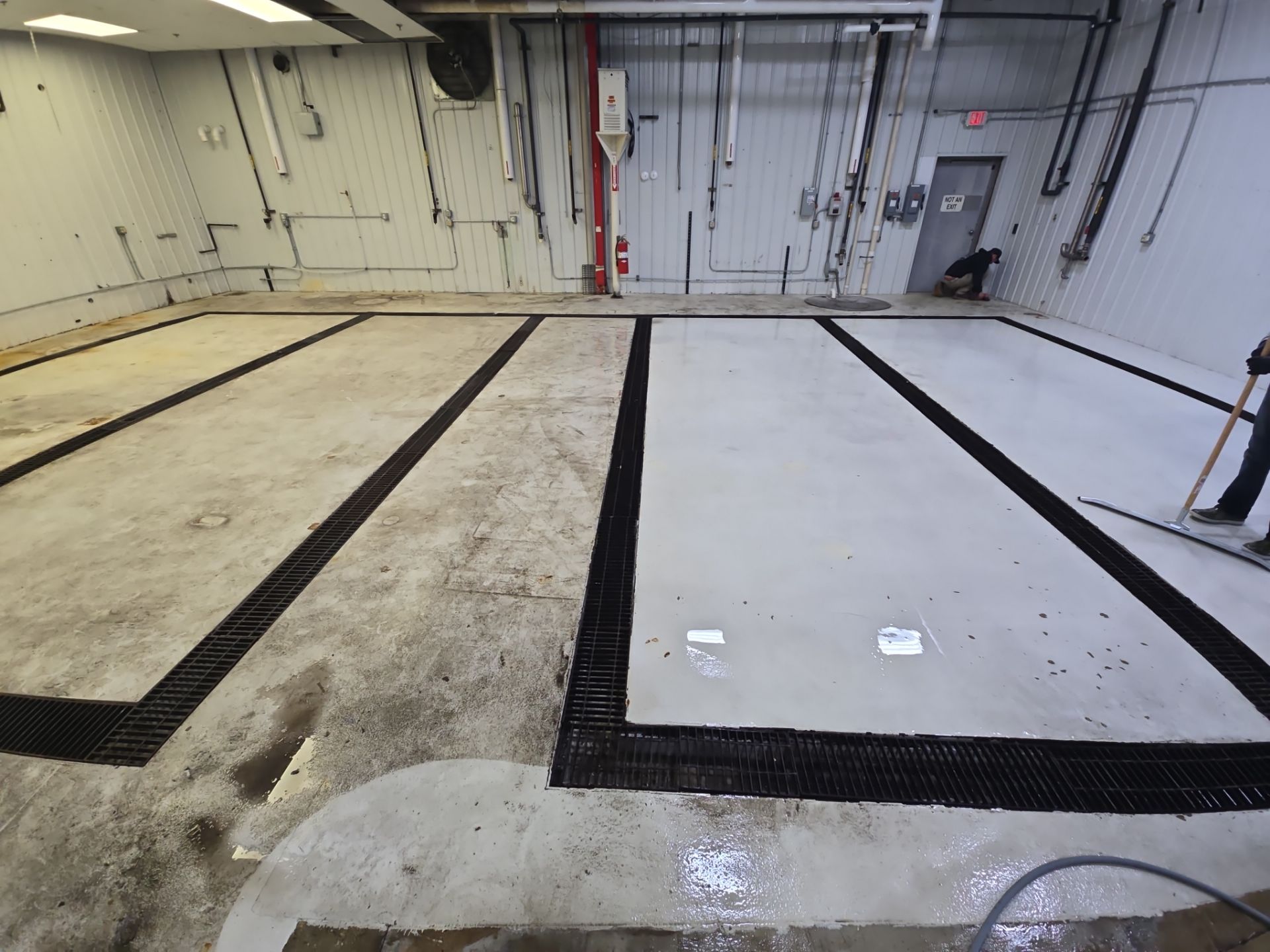 Industrial Concrete Floor Cleaning in Madison by Under Pressure Power Washing