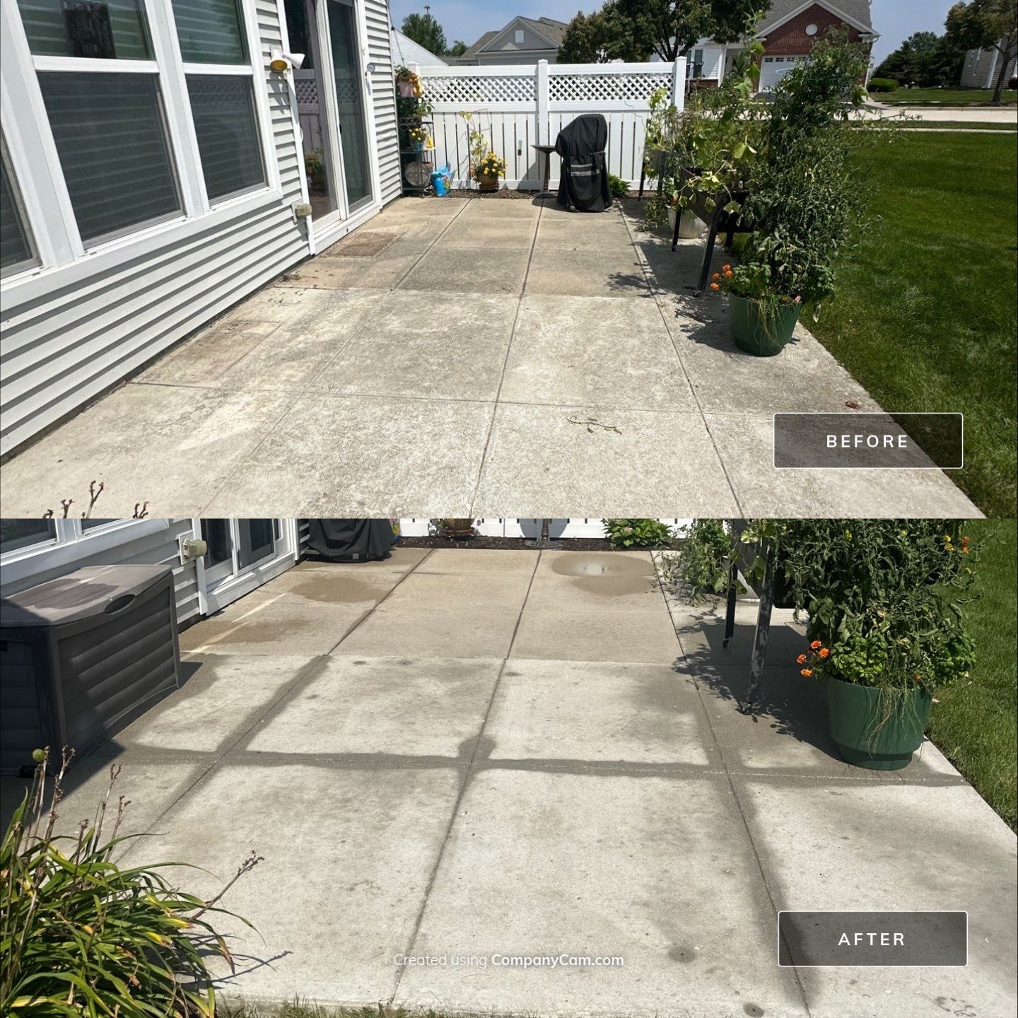 Project in Mundelein by Simmons Power & Soft Washing