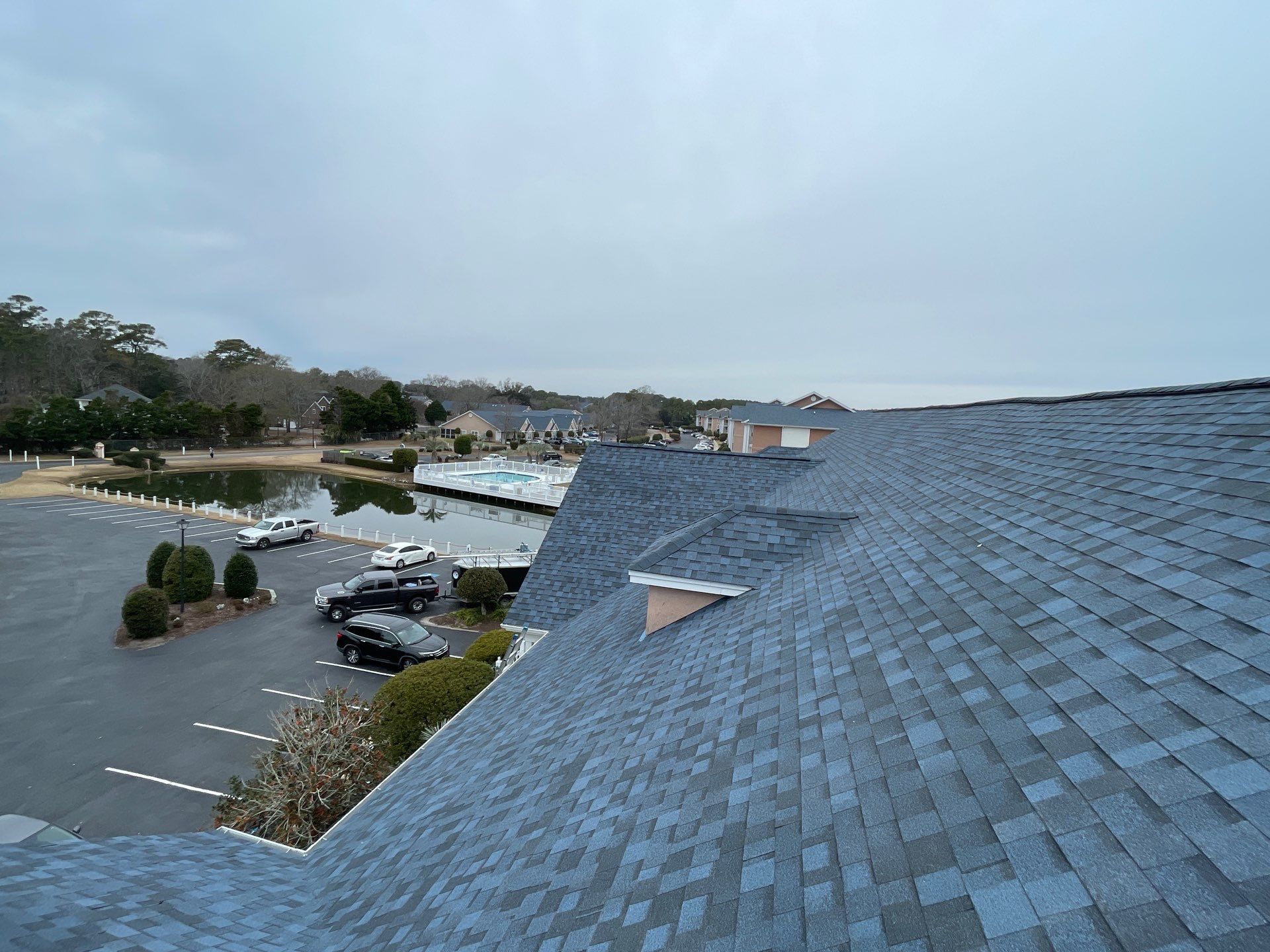IKO Dynasty - Atlantic Blue by Linta Roofing
