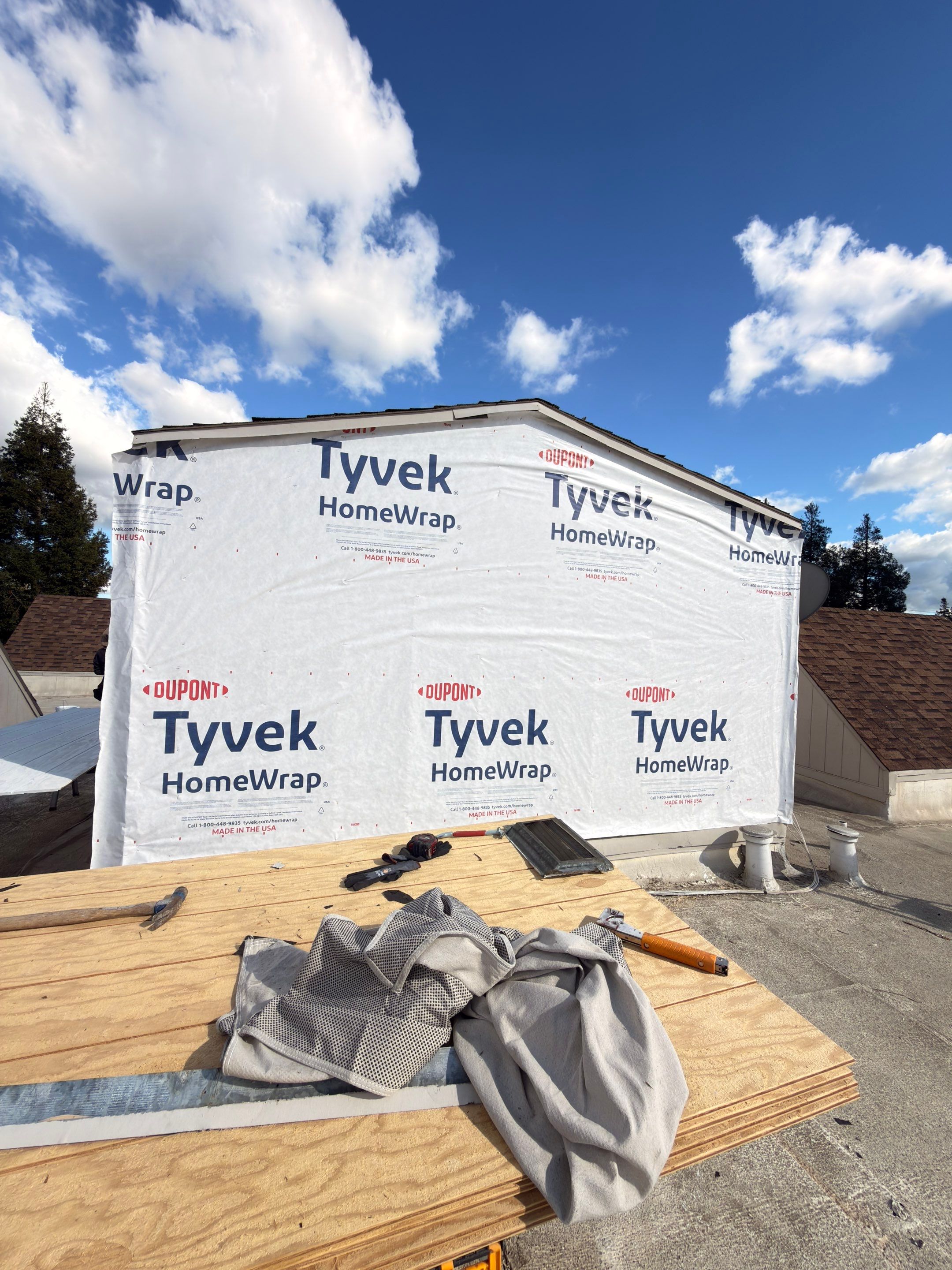 Roof Top Boiler Room and Roofing Repairs by Anza Builders, Inc. 