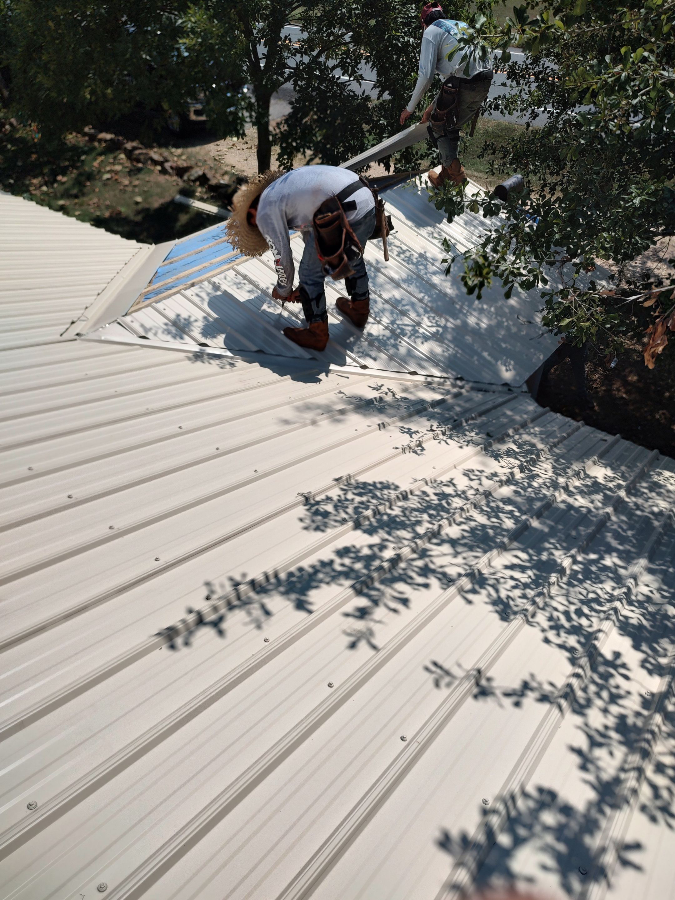 Residential Metal Roof Replacement using Reed's Metals by Hostetler Roofing