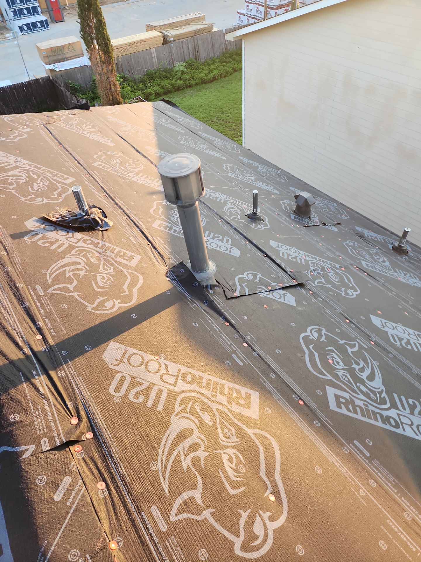 Residential Roofing Installation using Owen's Corning Duration (Lifetime) Shingles by Roof Repair Company