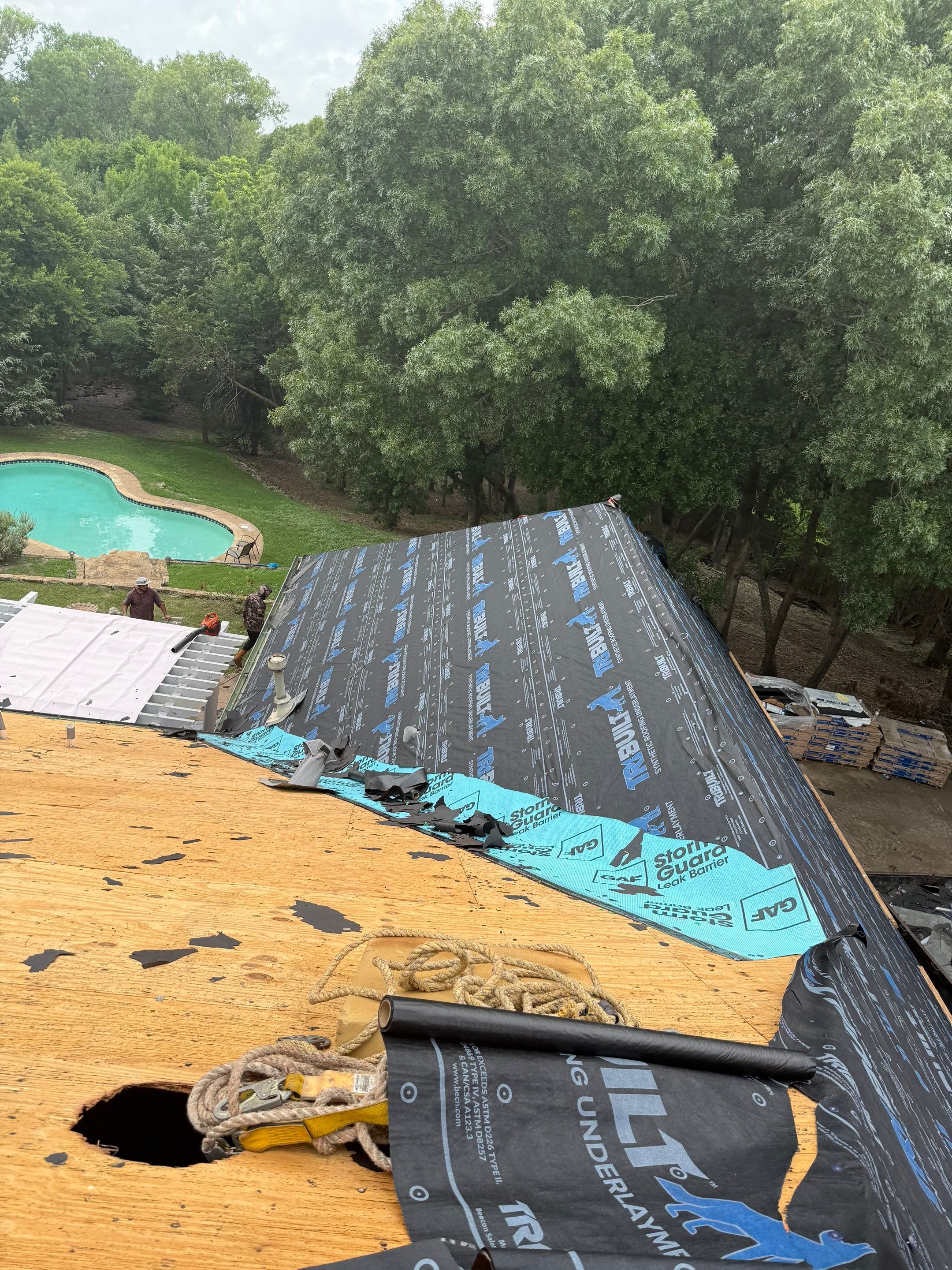 Project in DeSoto by Rhino Roofing and General Contracting, LLC