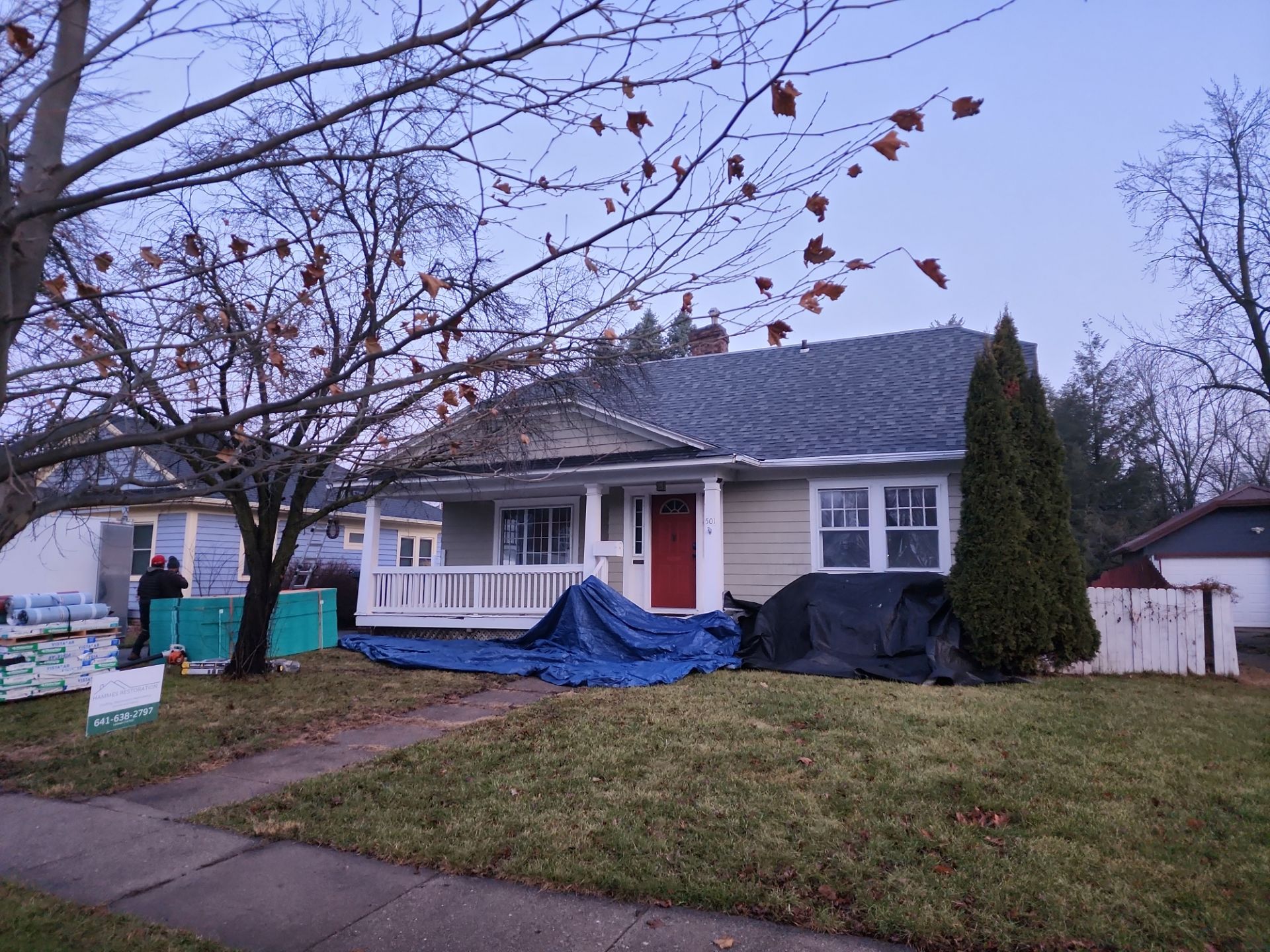 Roof Replacement in Oskaloosa by Hammes Restoration LLC 