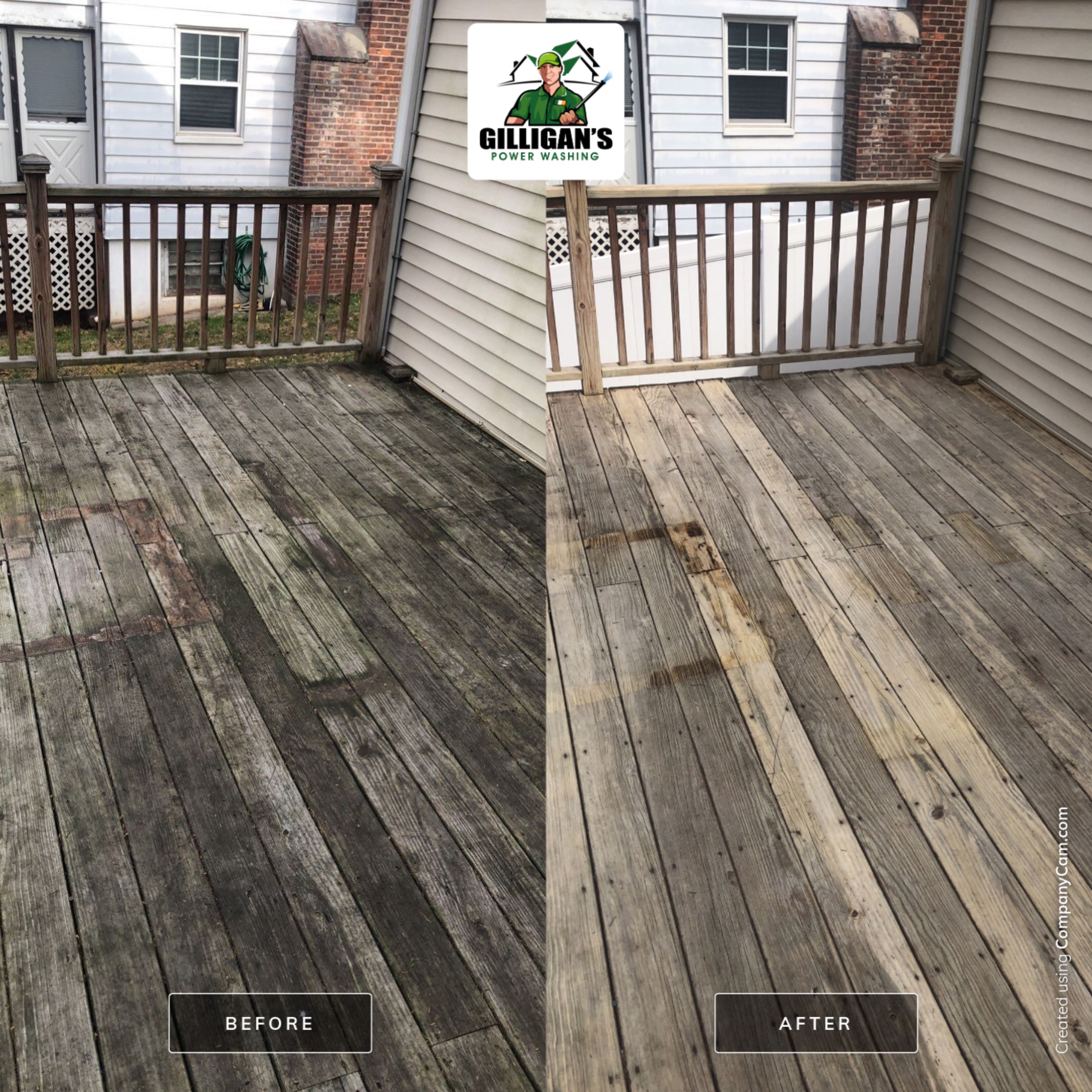 Exterior Cleaning using Softwashing by Gilligan’s Power washing