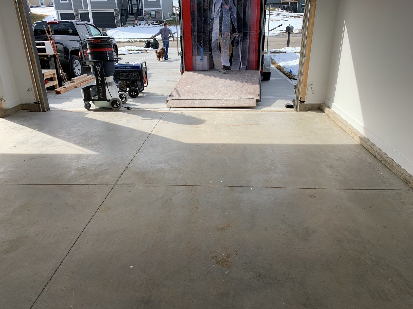 Garage using Domino  by Select Painting, Coatings & Garage Cabinets