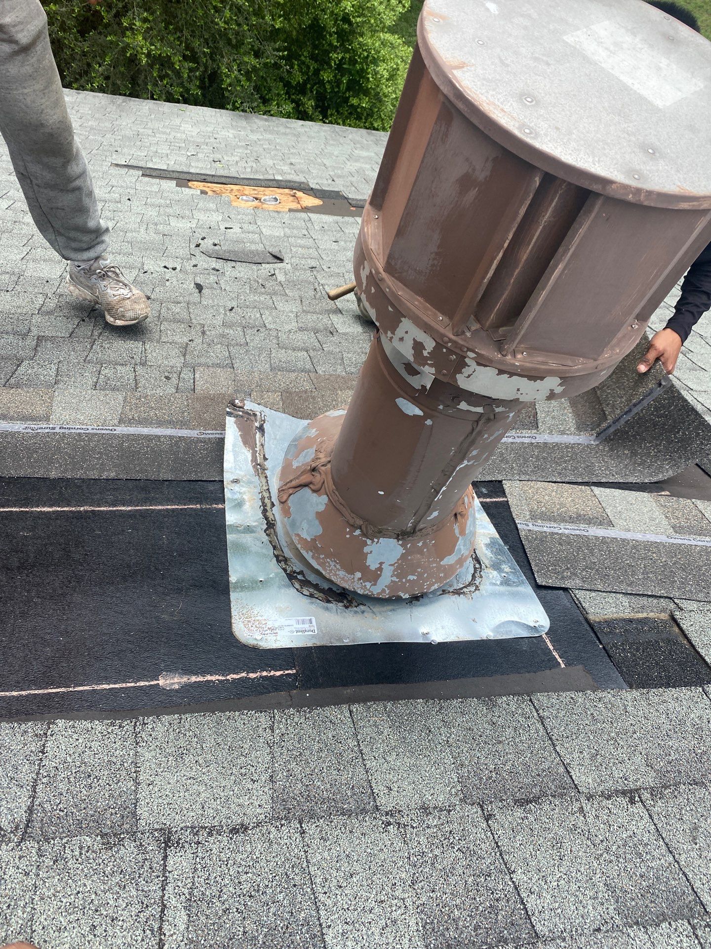 Hail Damage using Owen's Corning Duration (Lifetime) Shingles by Roof Repair Company