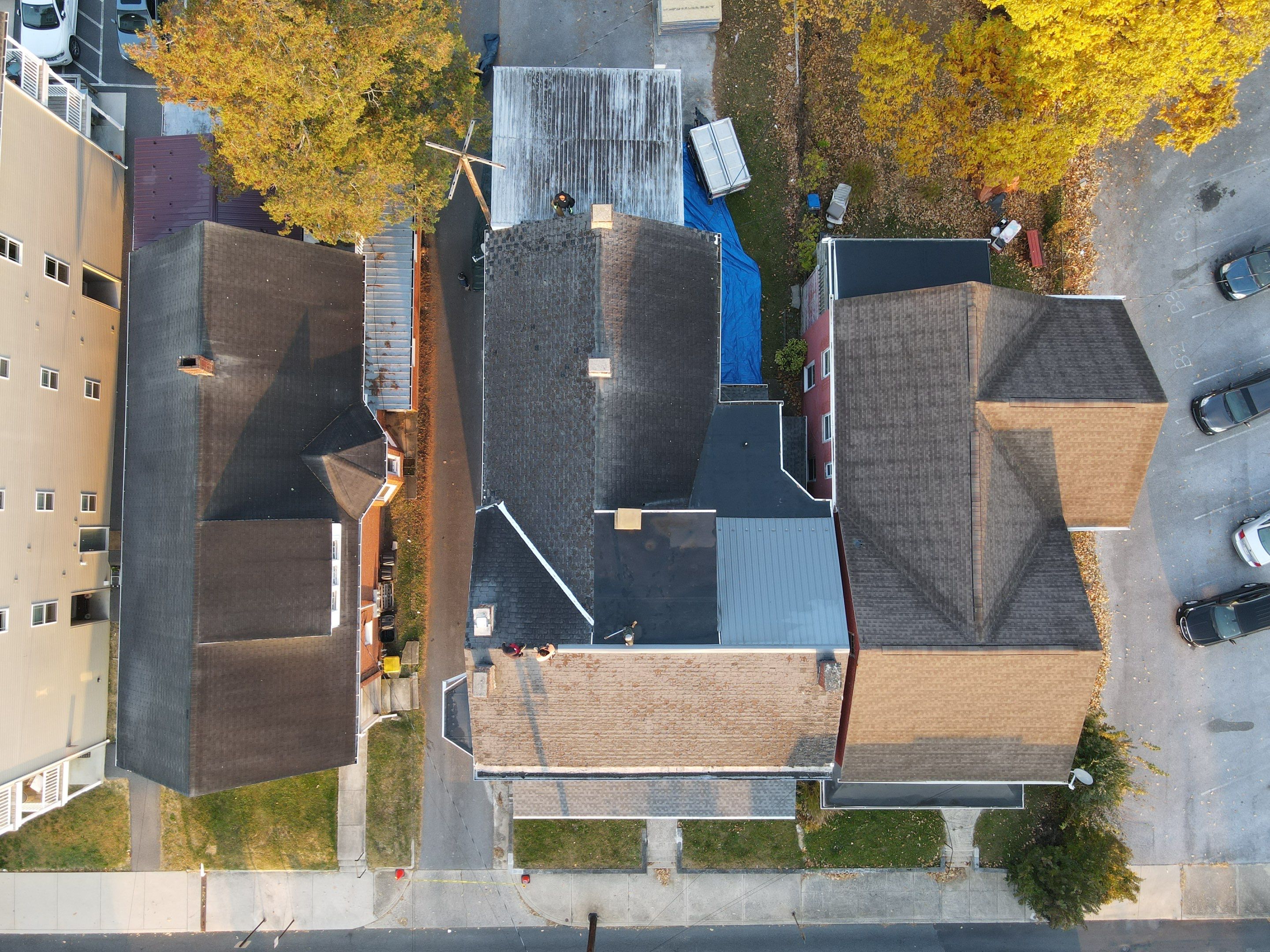 Commercial Roofing Installation using Gaf Hdz Architectural Shingle by Teflon Roofing