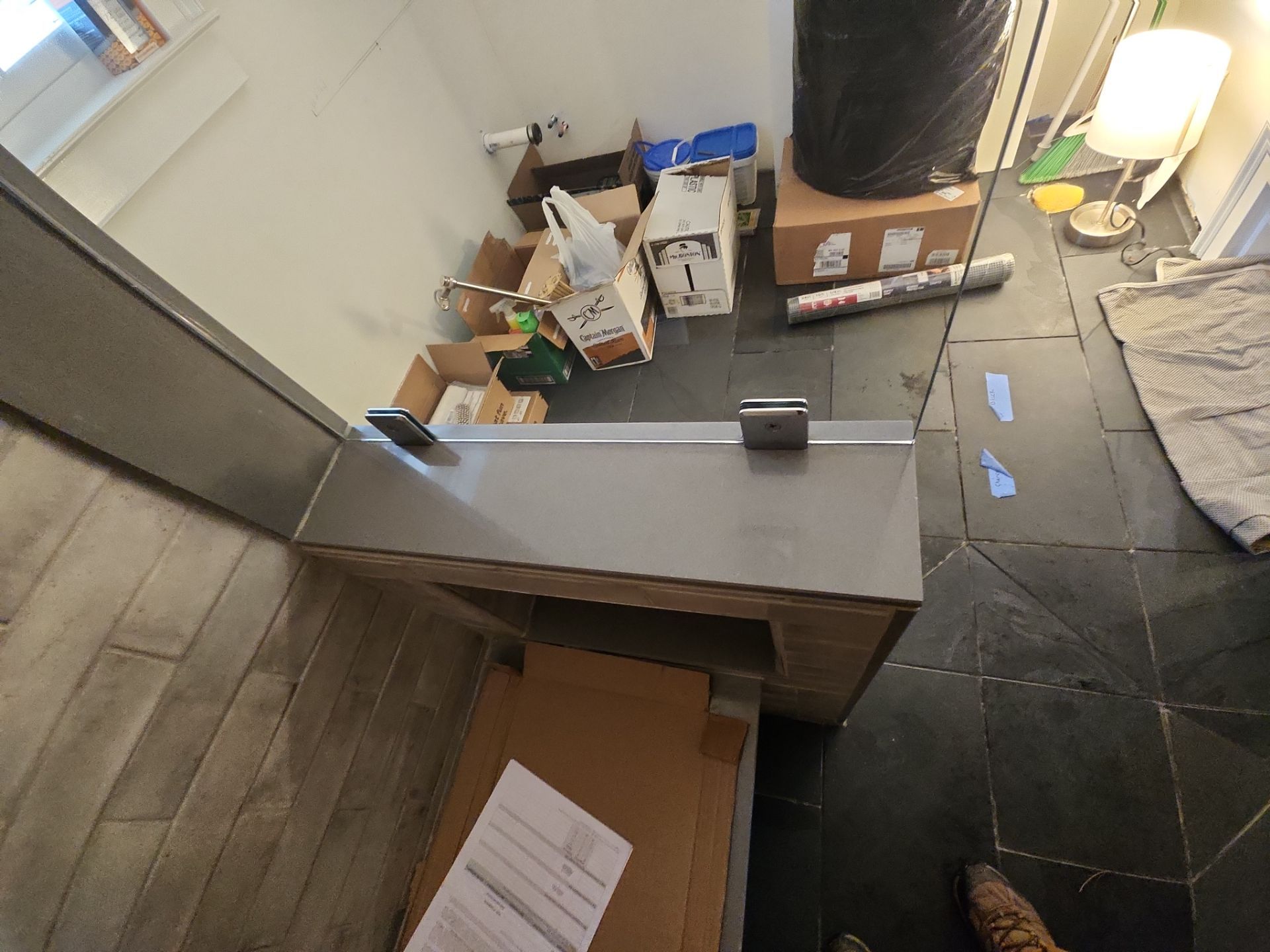 Frameless Spray Panel by Cheshire Glass Company