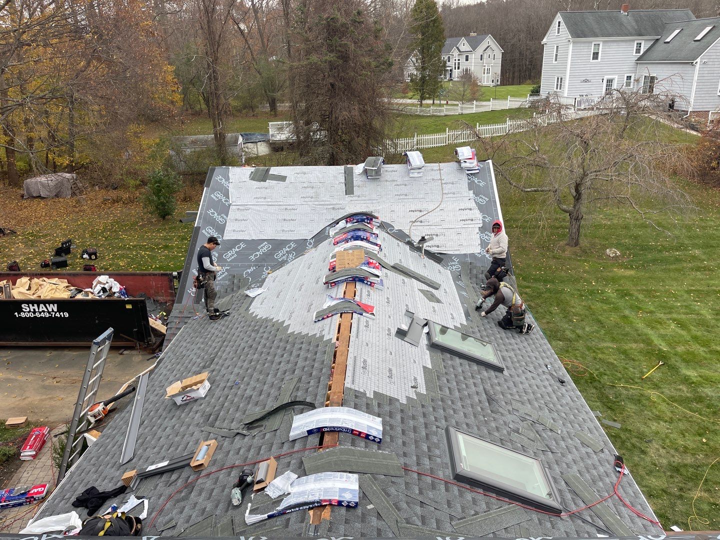 Residential Roofing Installation using GAF Timberline HDZ by Sensible Home Solutions
