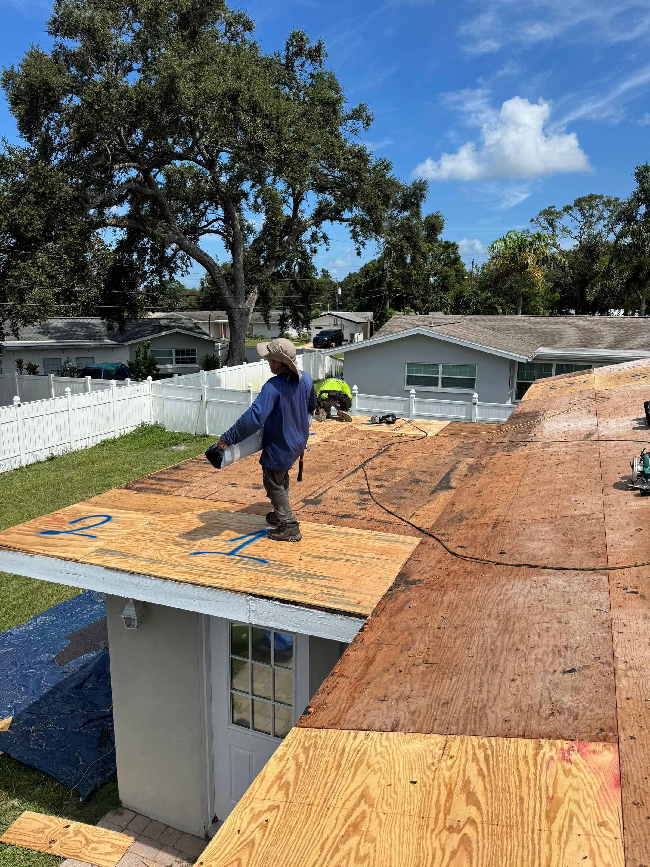 Project in Clearwater 33755 by Mitchell Roofing Company LLC 