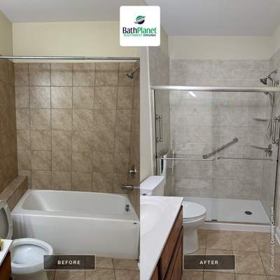 Tub to Shower