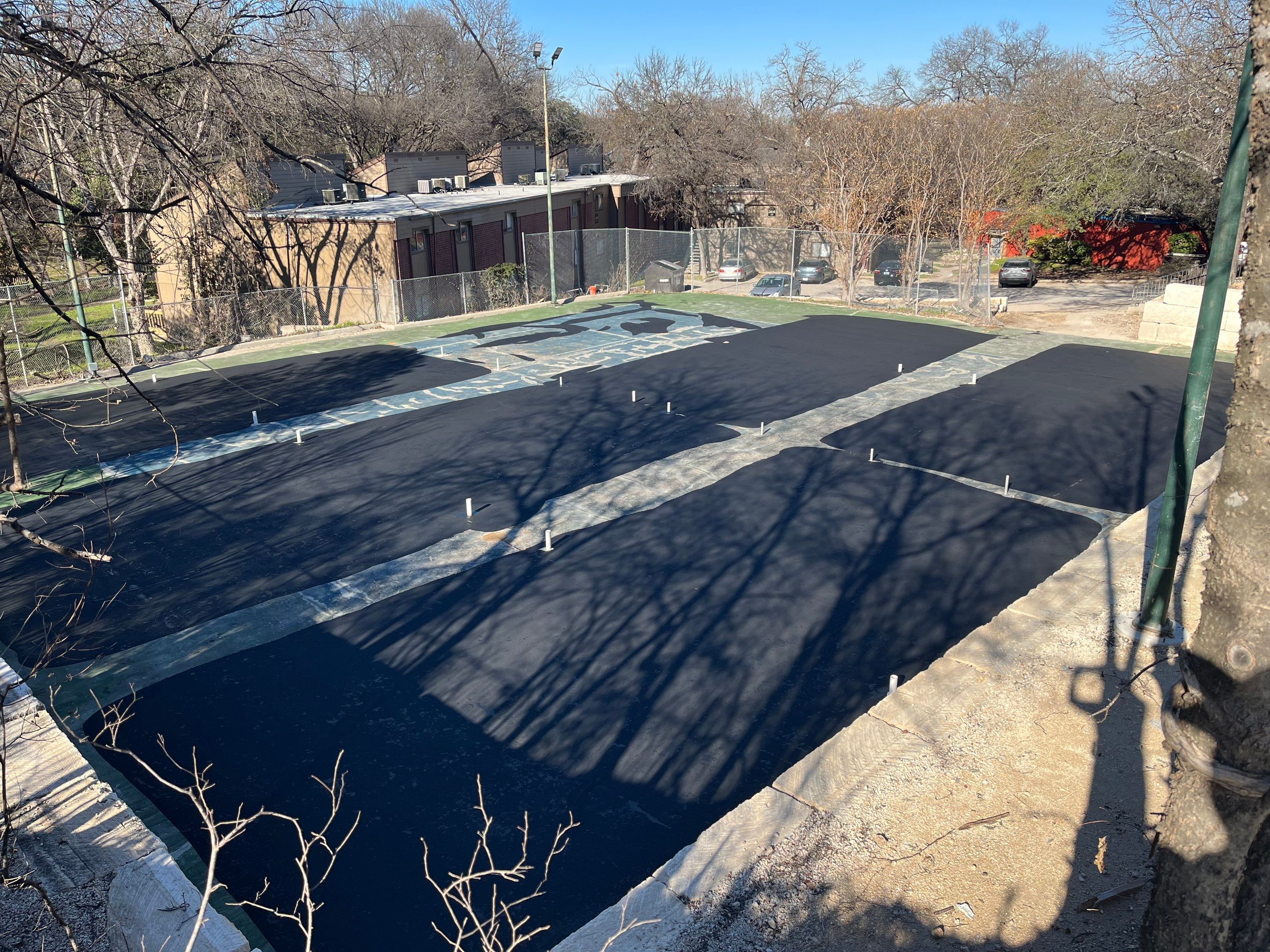 Tennis Court Conversion to Pickleball by Sport Court Austin