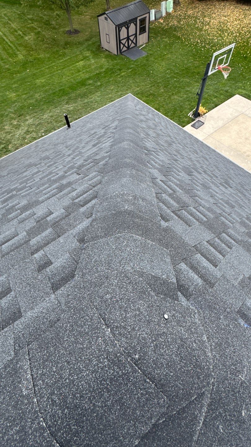 Residential Roofing Installation using GAF Timberline HDZ Charcoal by Nitro Roofing and Construction