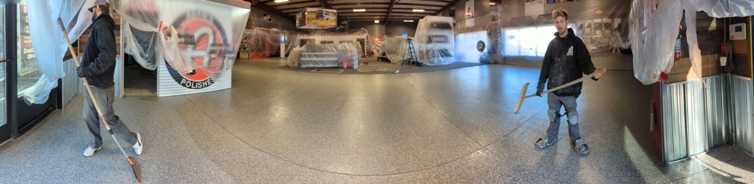Commercial Showroom Transformation in Silvercreek by Croc Coatings, LLC