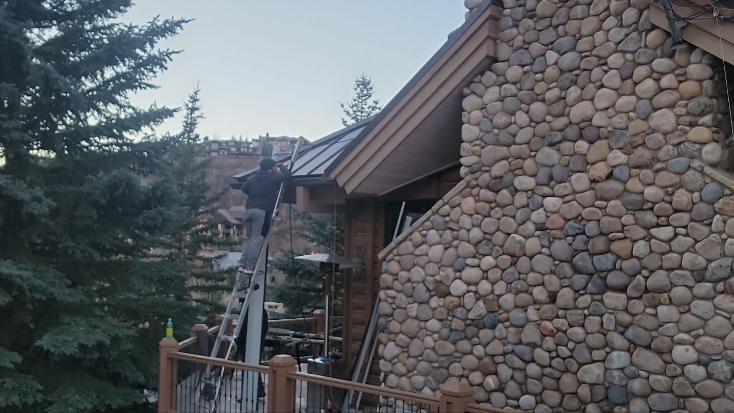 Standing Seam Metal Roof Replacement After Snow Damage by ASAP Roofing & Restoration