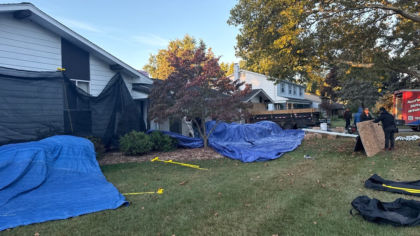 Roof Replacement using Owens Corning Williamsburg Grey by 180 Contractors