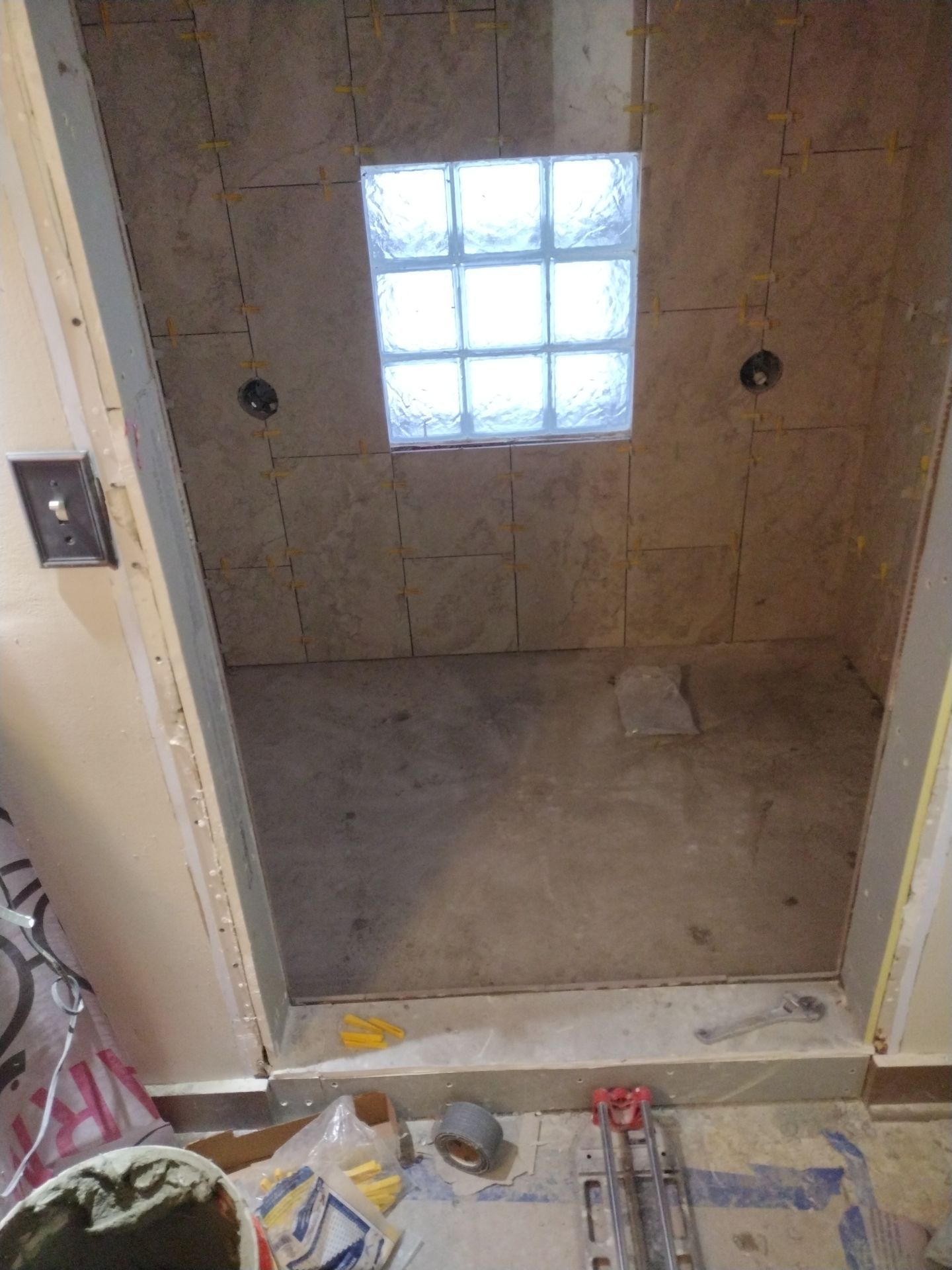 Shower Remodel & Ceiling Restoration – Correcting Water Damage and Rebuilding Right by Johnny Five Construction