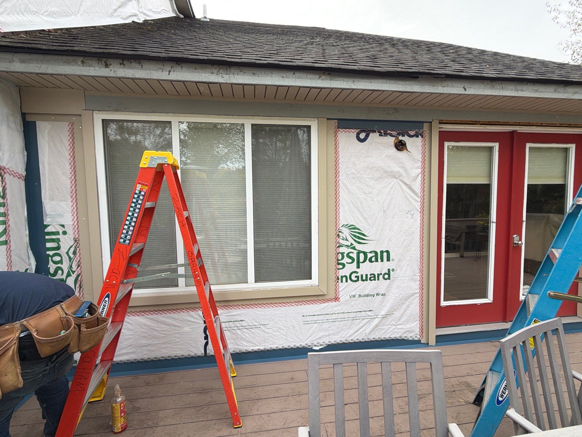 Siding Replacement using Ascend Laguna Blue by 180 Contractors