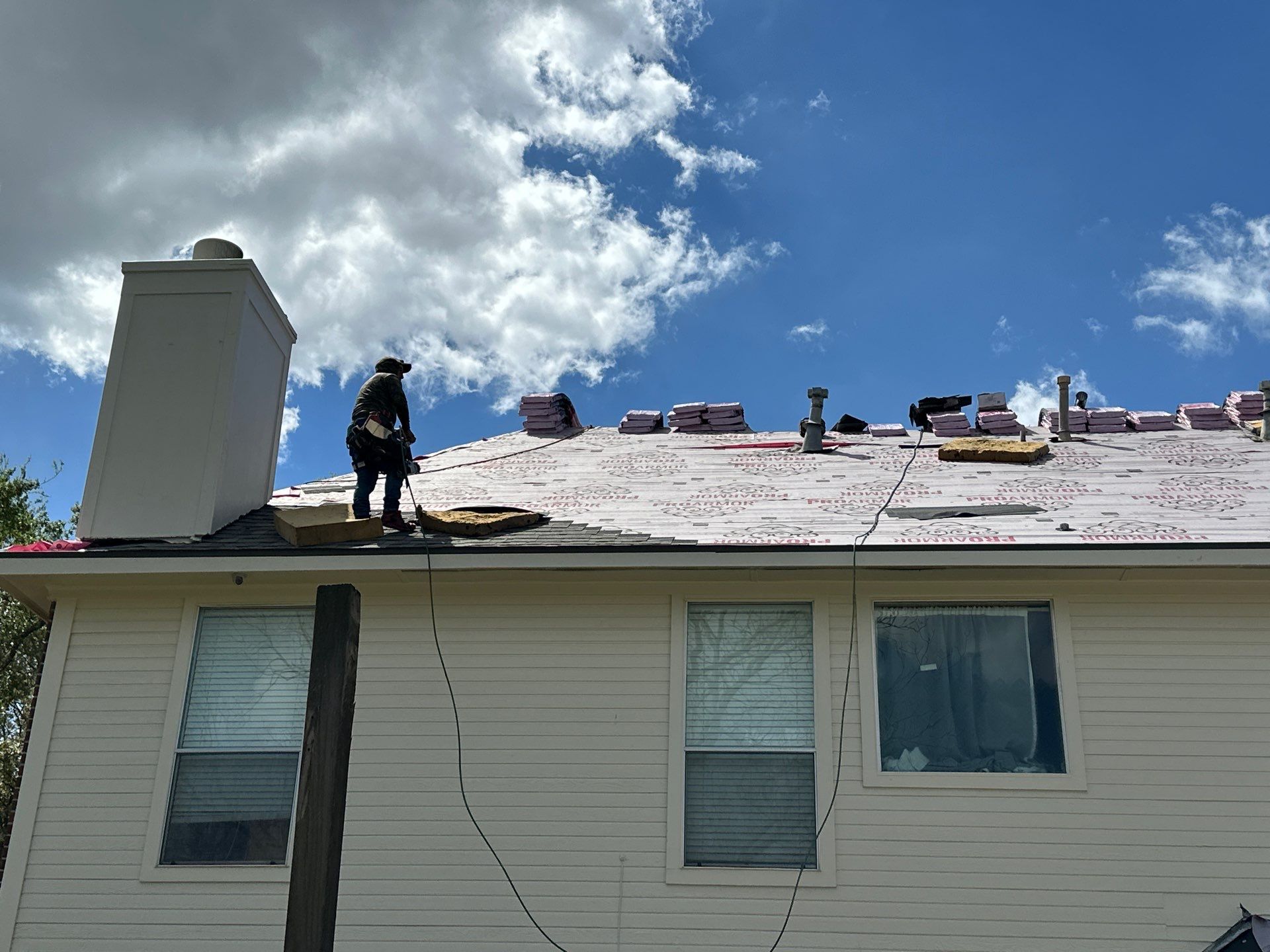 Project in Sugar Land by Motion Roofing