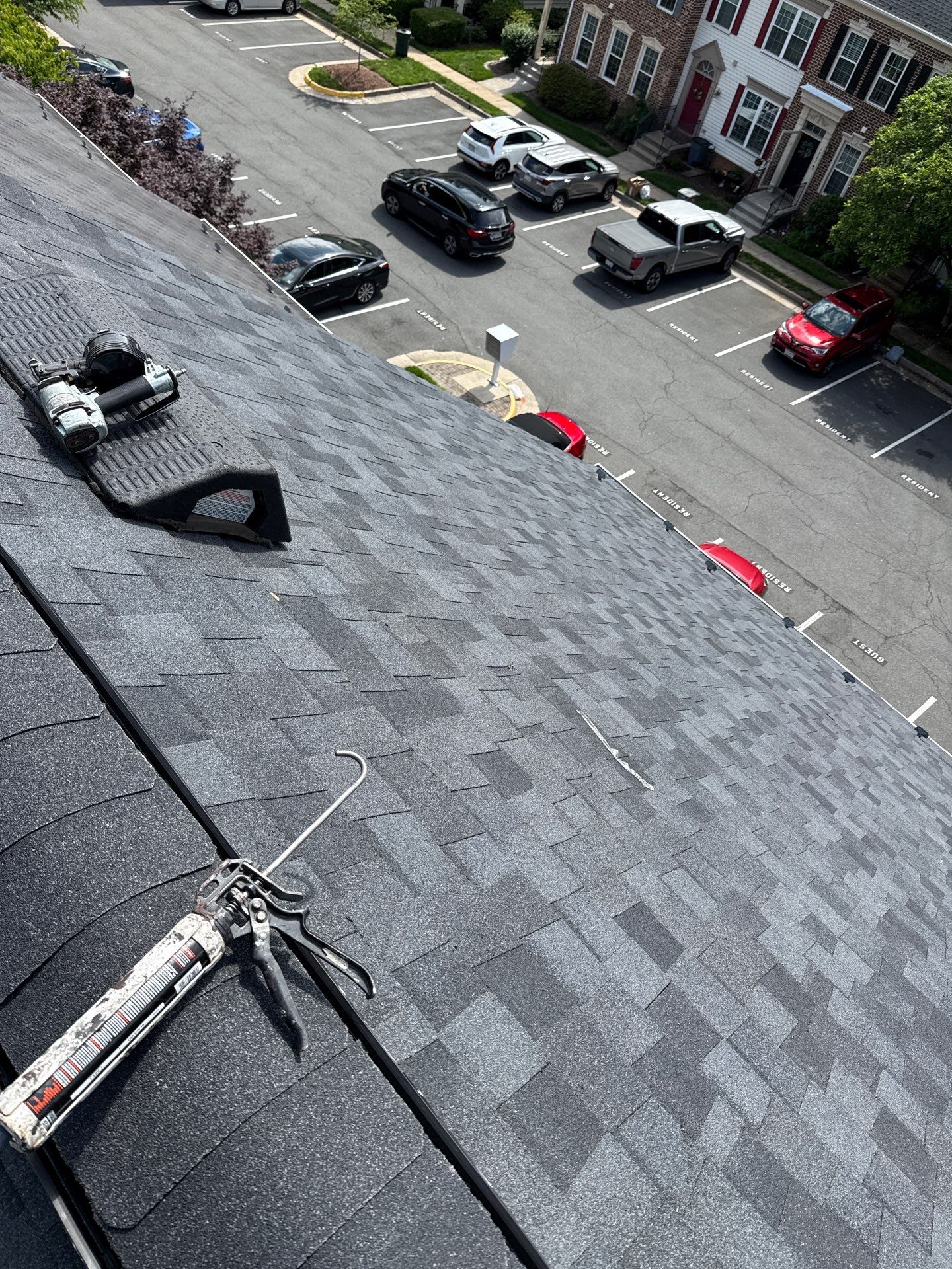 Reston Roof Replacement with CertainTeed Landmark PRO in Max Def Moire Black by RM Banning, Inc.